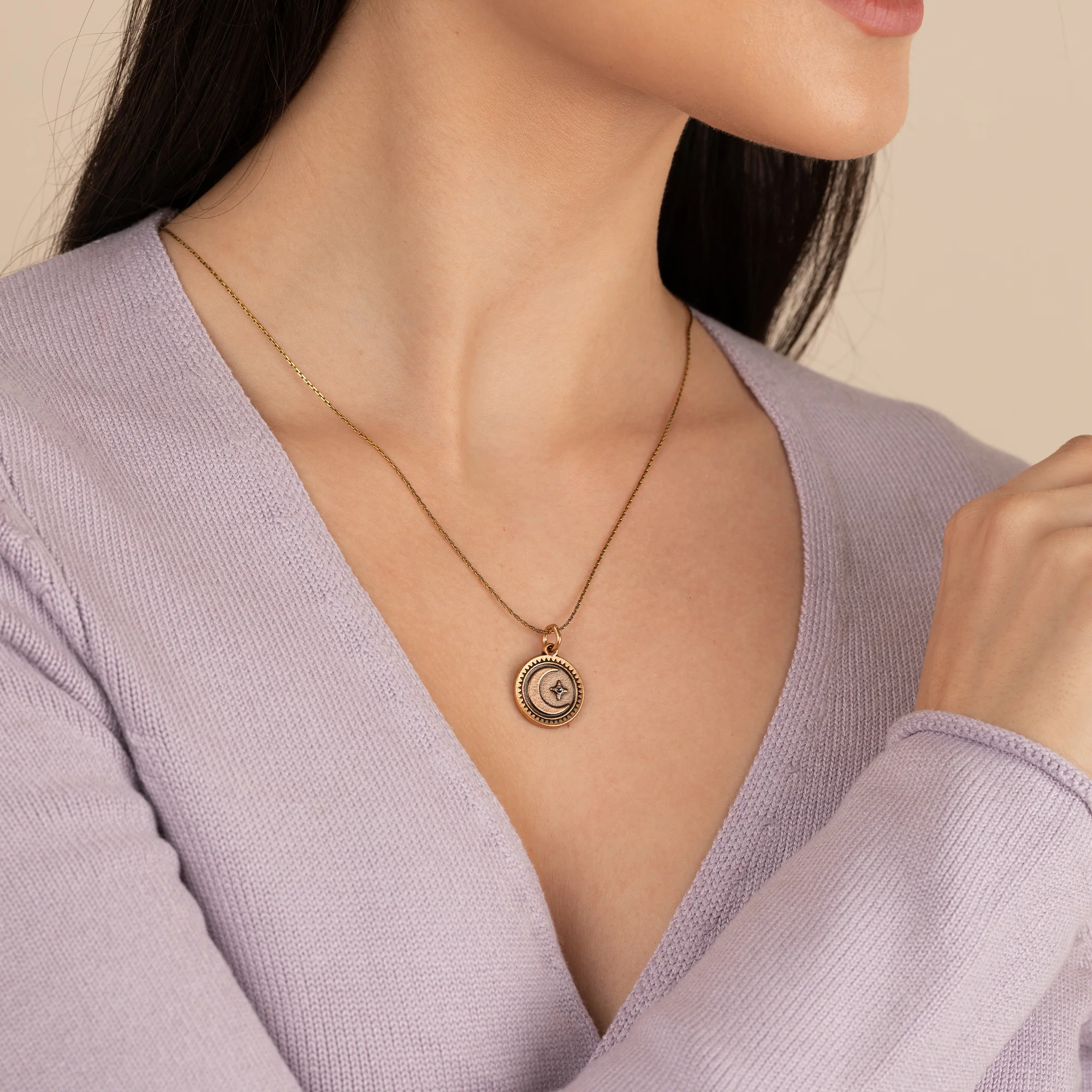 Crescent Moon Necklace - Image 8