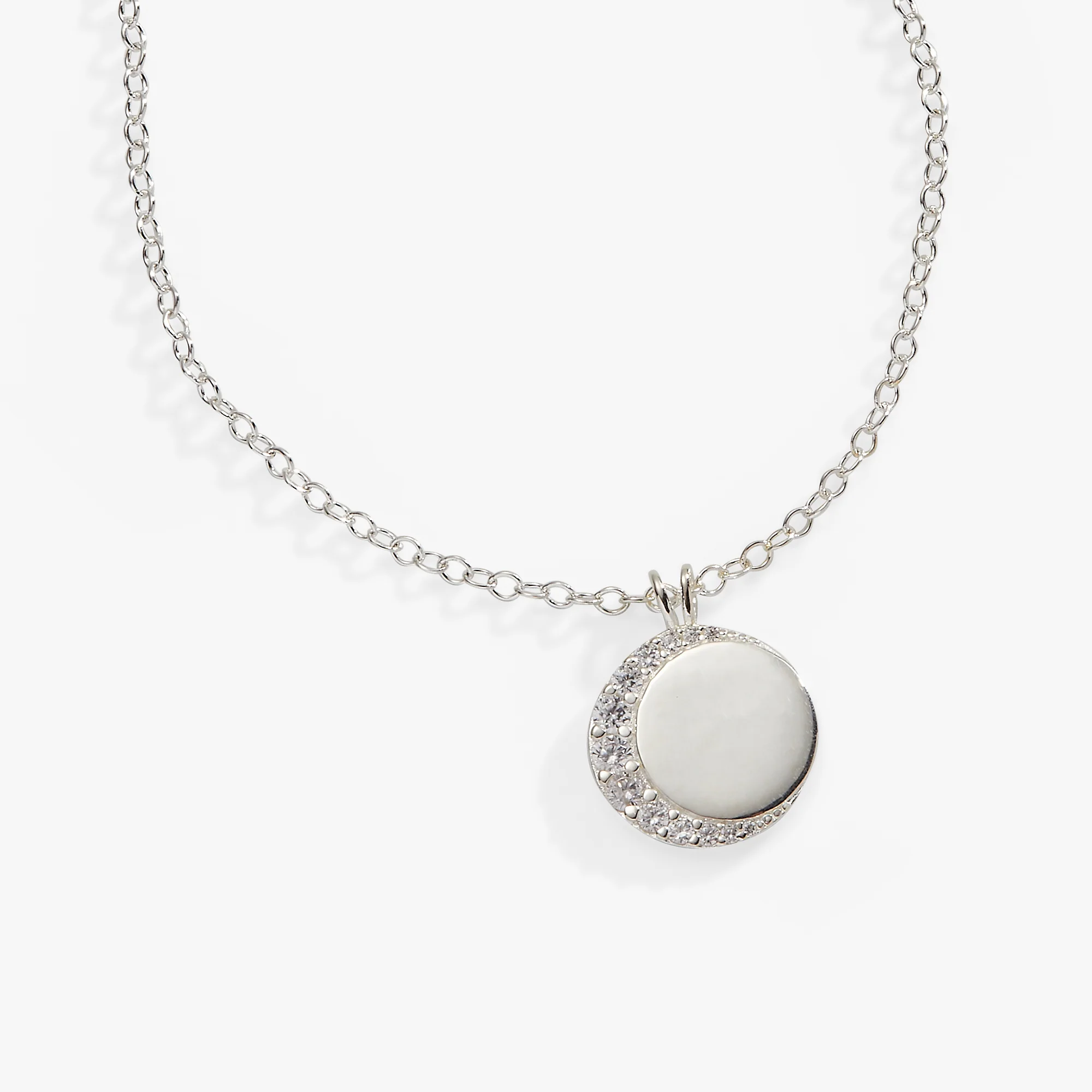 Crescent Moon Pendant Necklace - Image 6