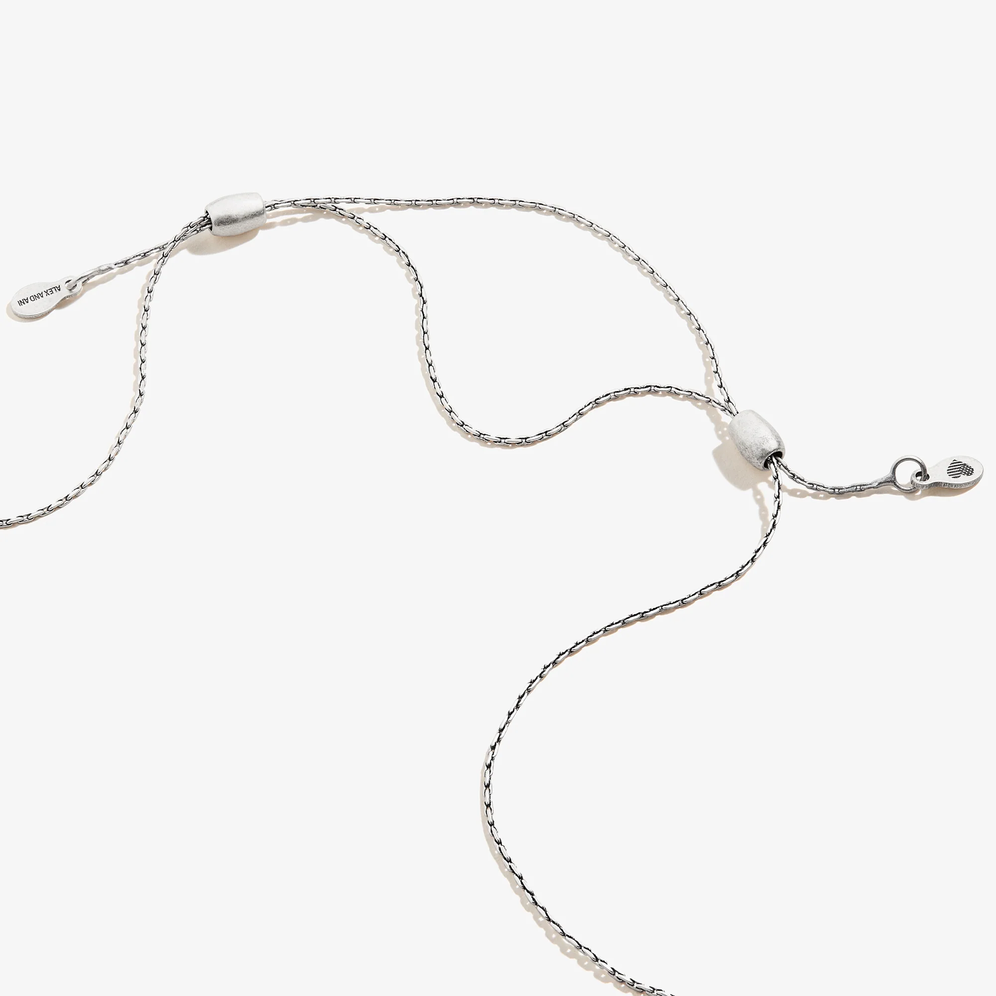 Cross Embossed Charm Necklace - Image 2