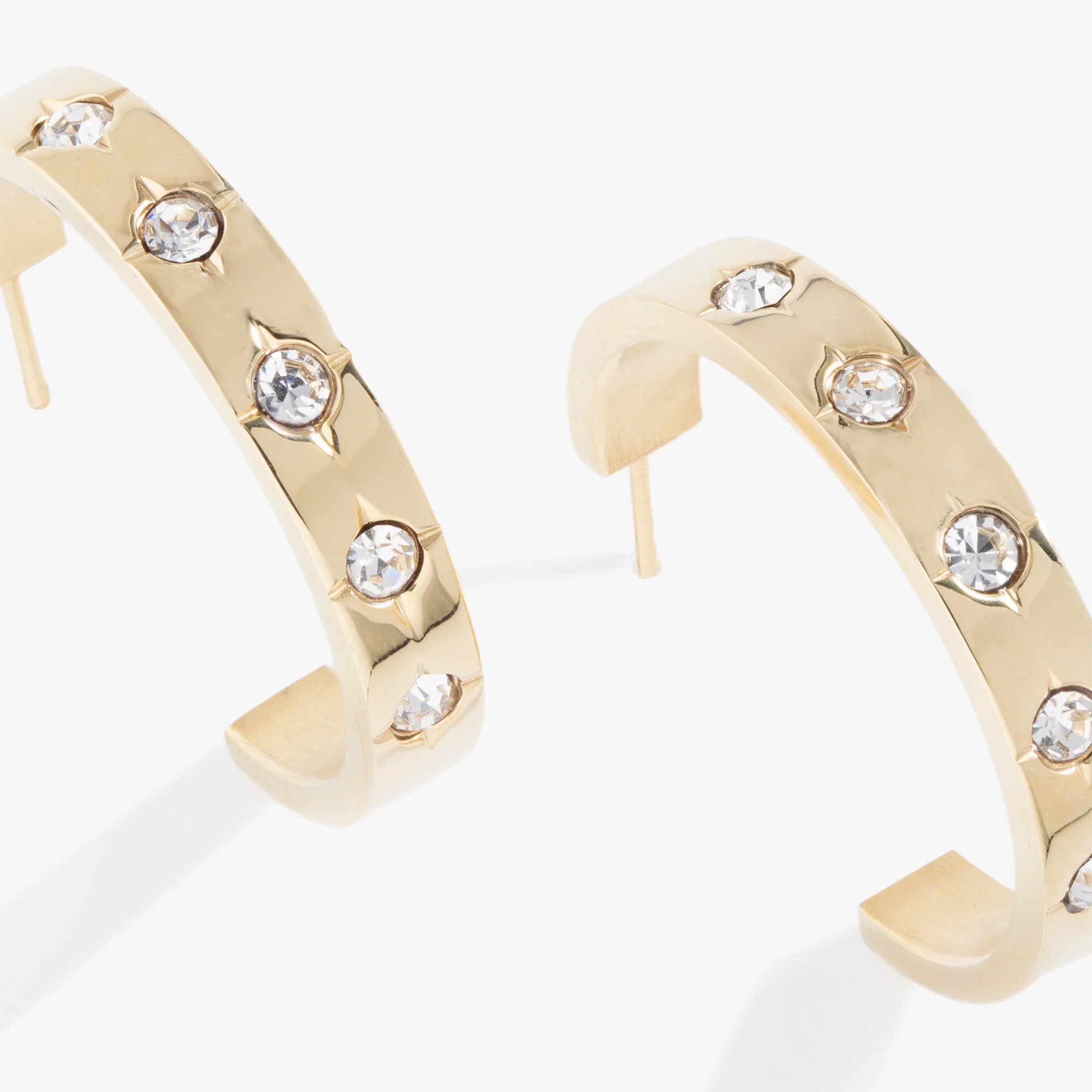 Crystal Accent Hoop - Image 3