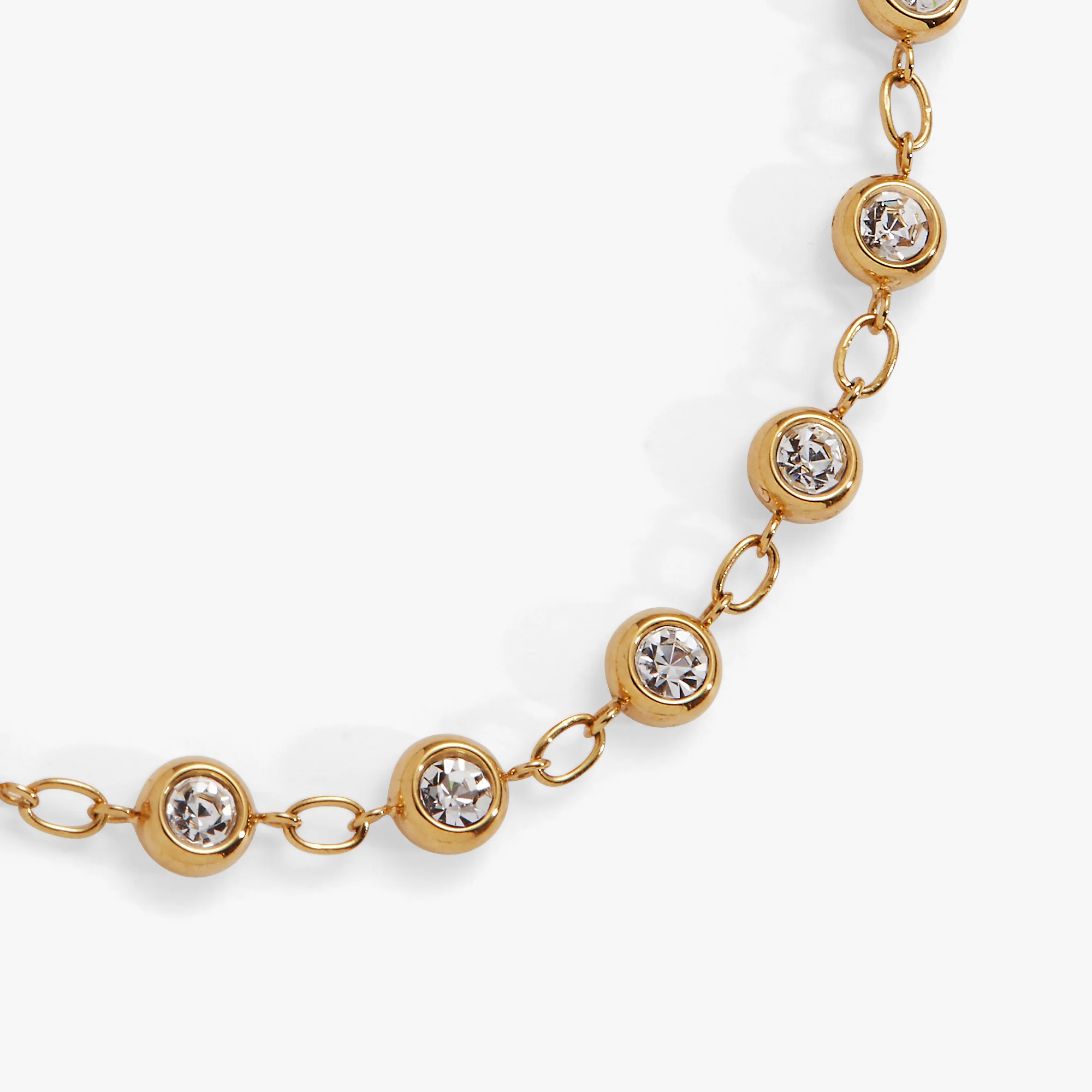 Crystal Pebble Chain Bracelet - Image 4