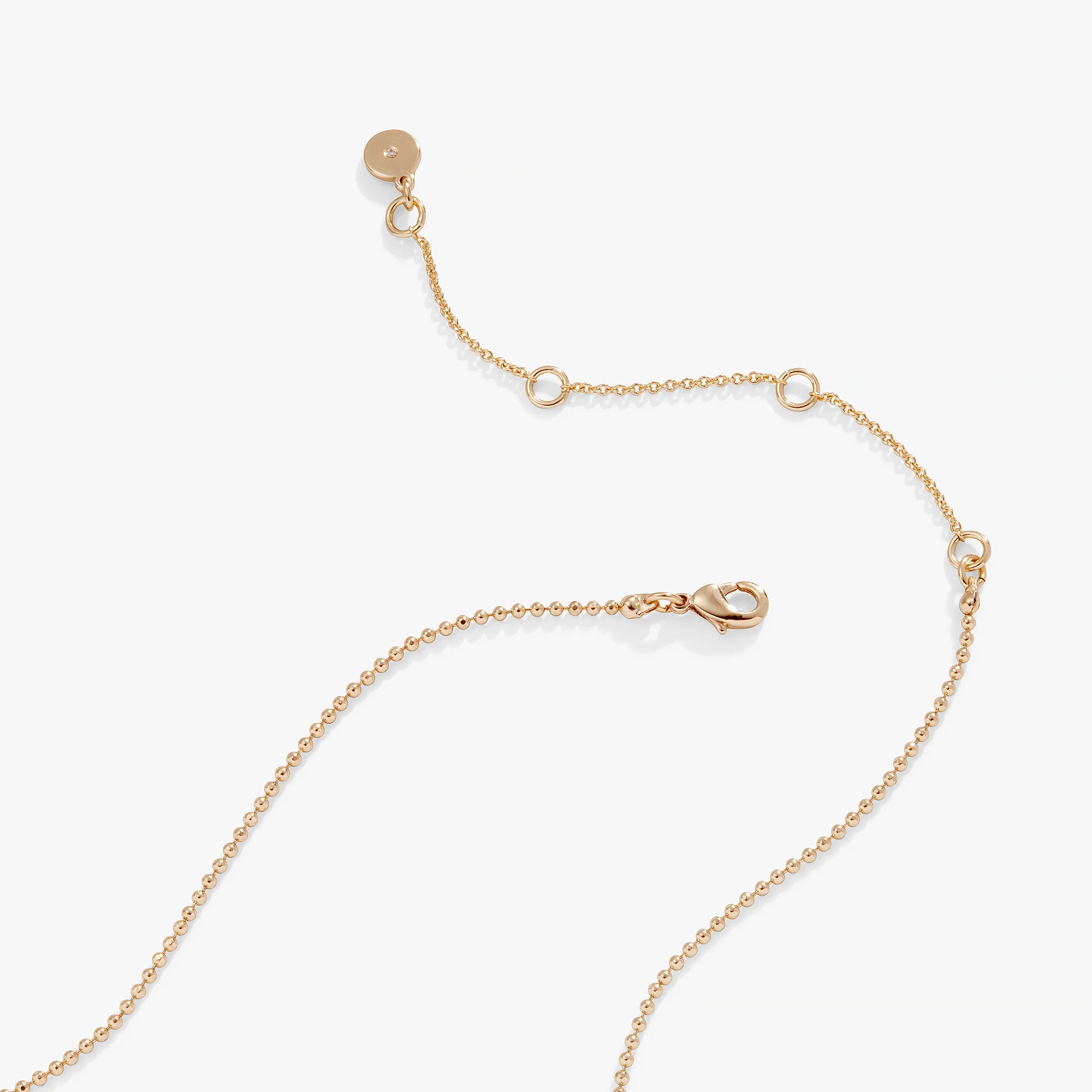 Crystal Starburst Drop Necklace - Image 4