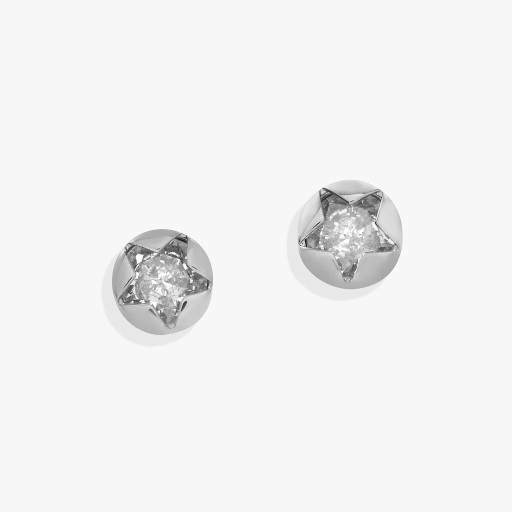 Crystal Star Mini Stud Earrings - Image 2