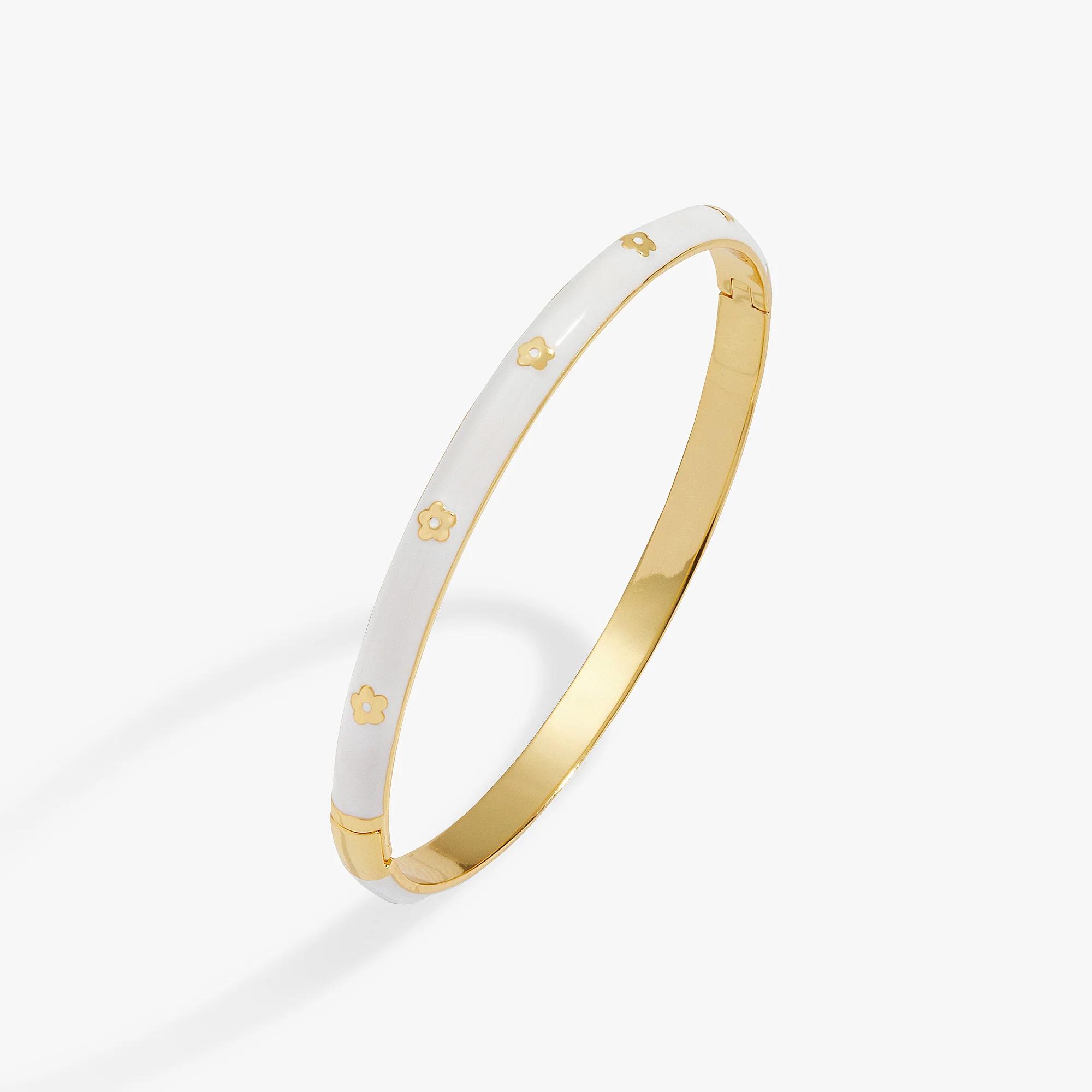 Daisy Hinge Bangle Bracelet - Image 2