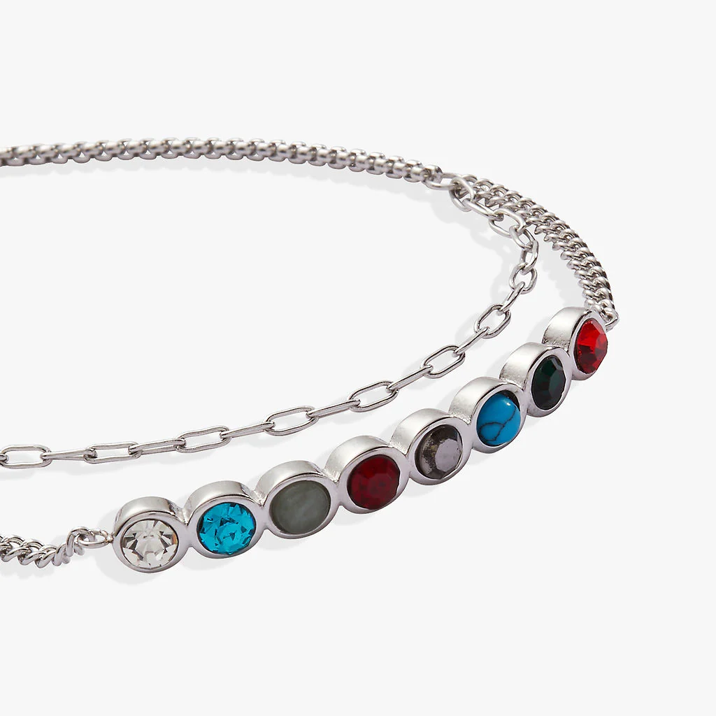 Daughter Hidden Message Acrostic Bolo Bracelet - Image 3