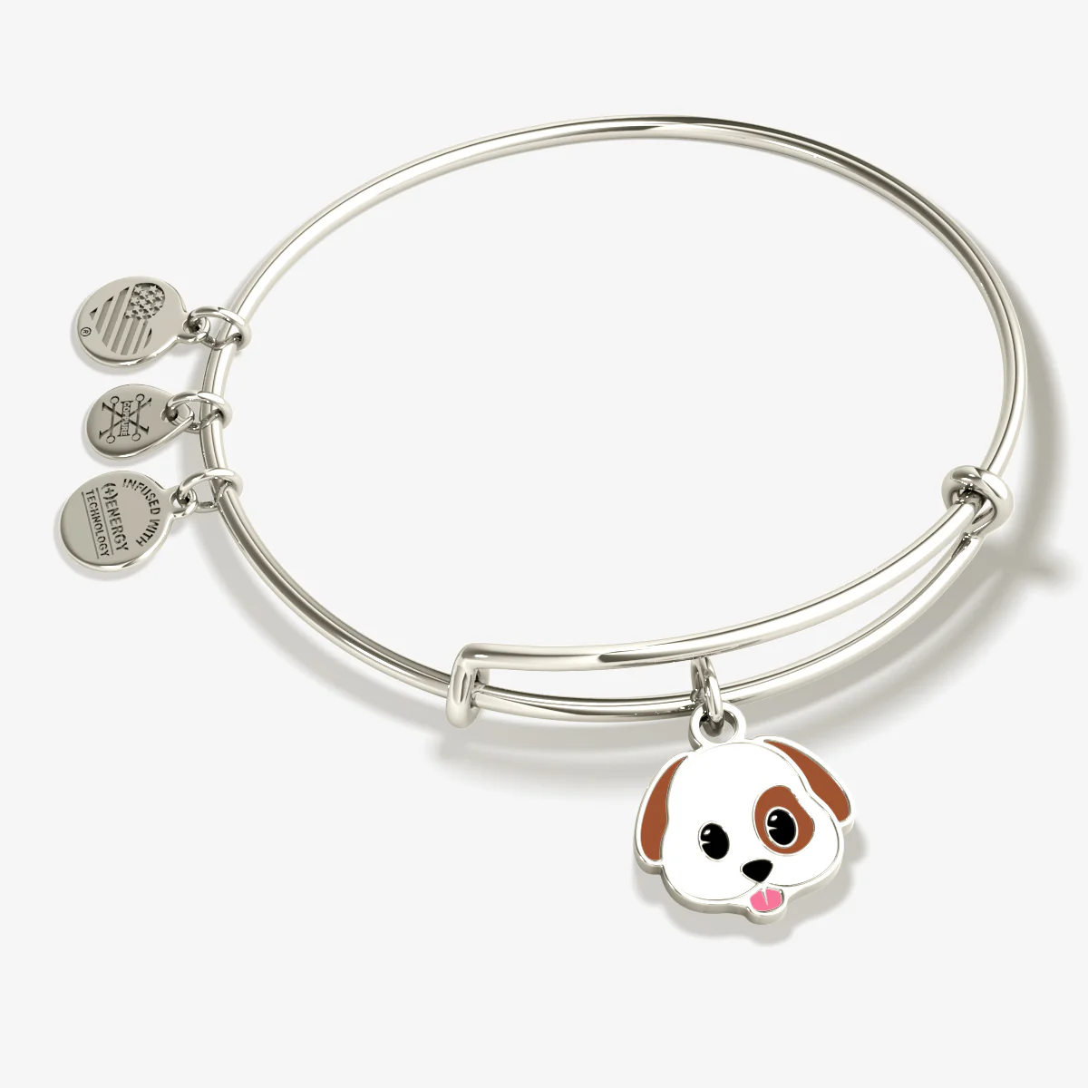 Puppy Dog Emoji Charm Bangle