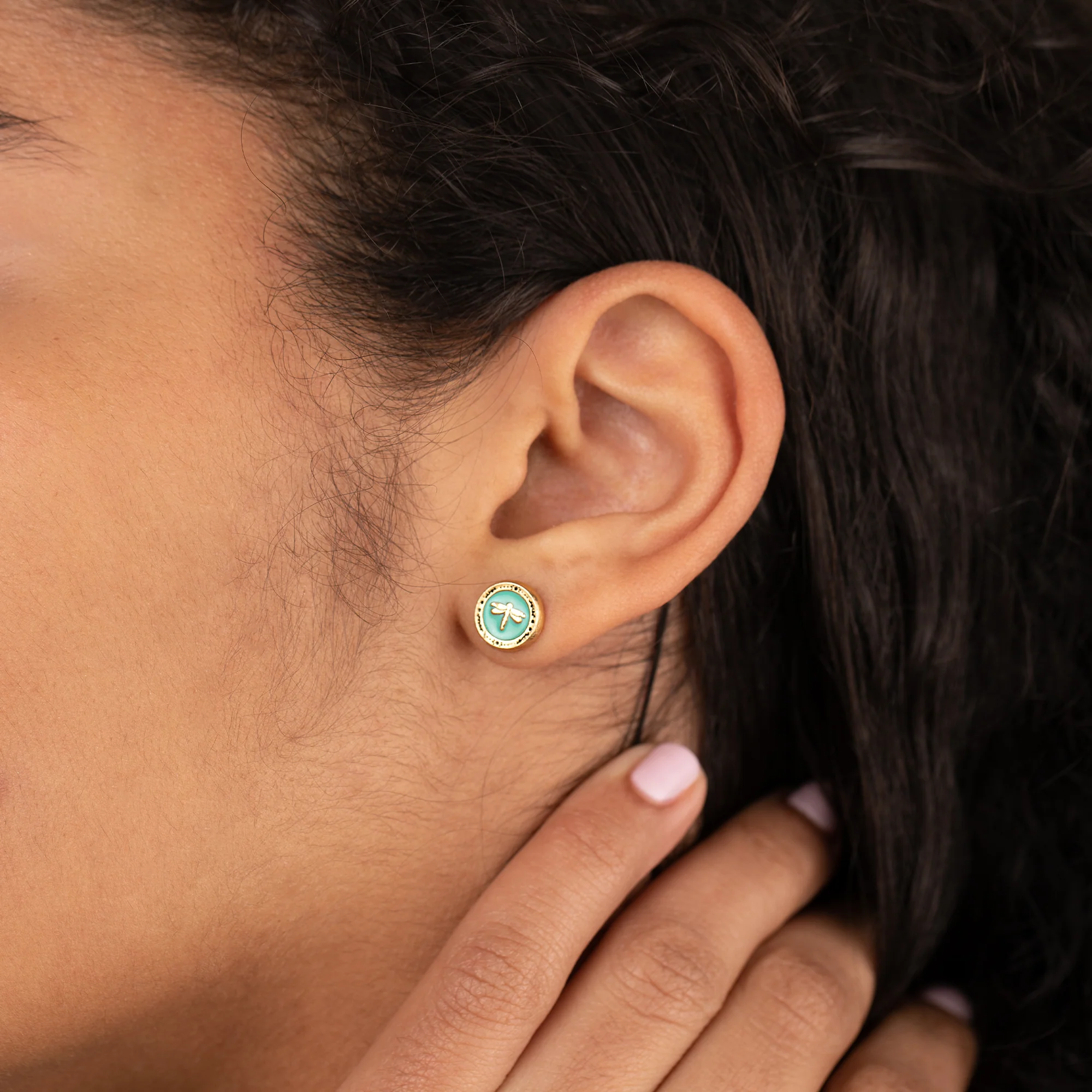 Dragonfly Stud Earrings - Image 2