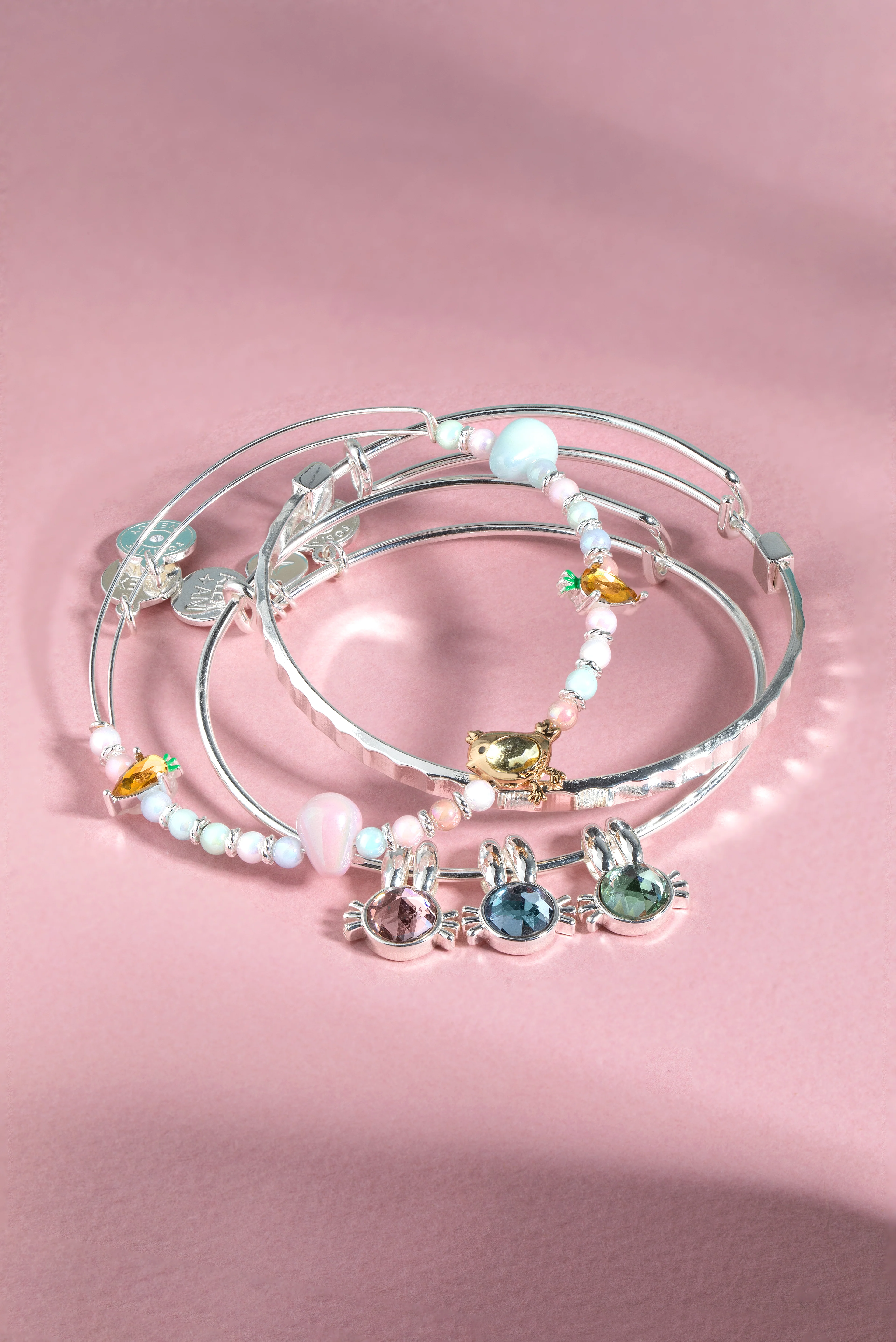 Crystal Bunny Bangles Set of 3 - Image 2