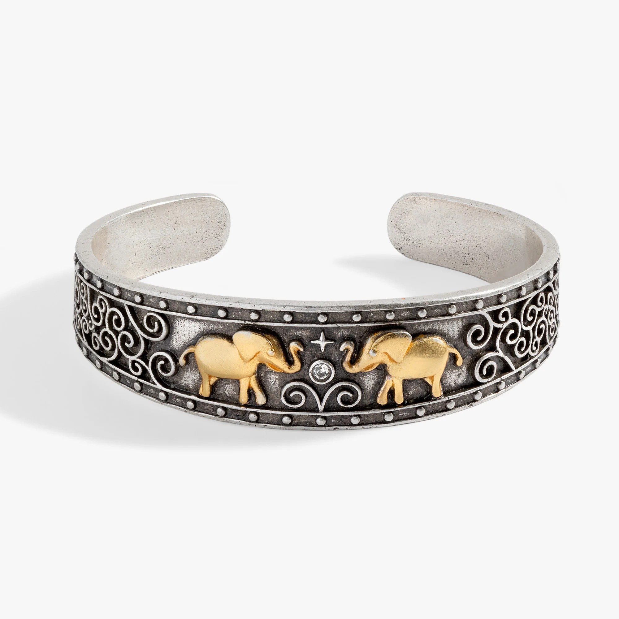 Elephant Cuff Bracelet - Image 2