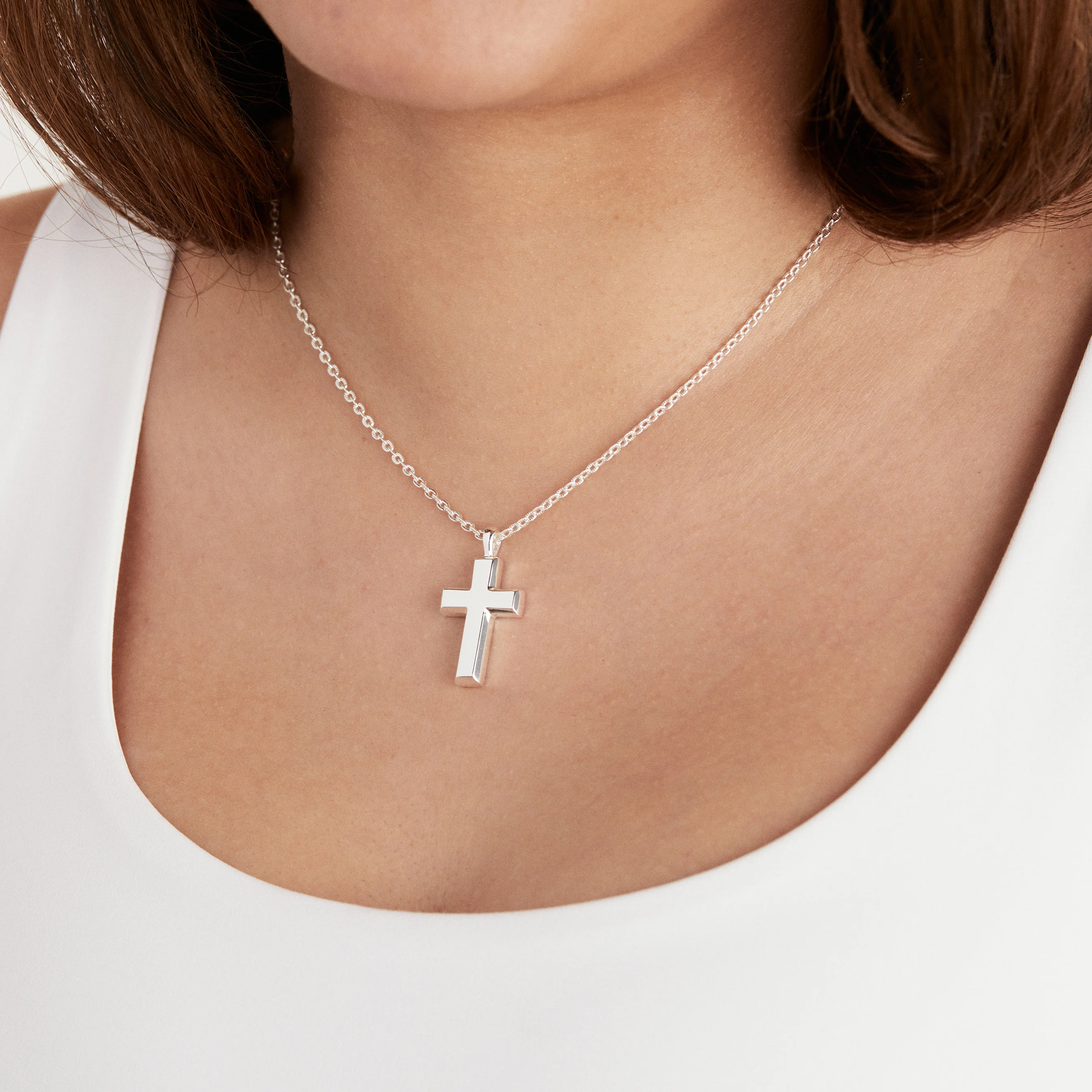 Cross Necklace, Adjustable - Image 2