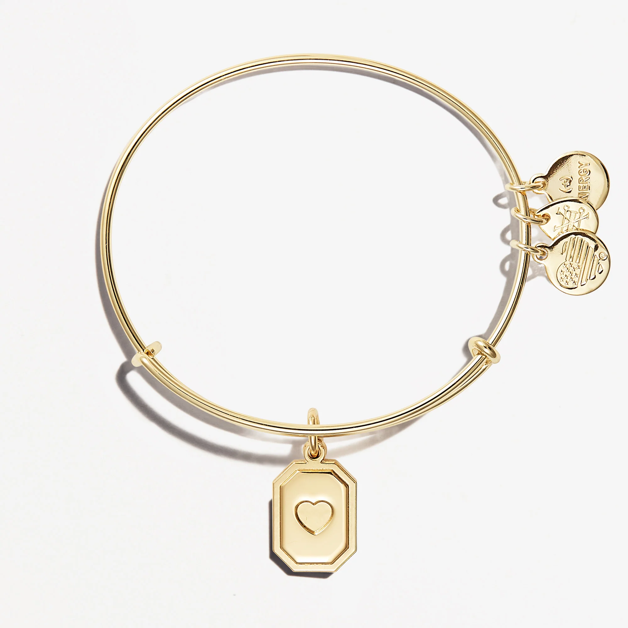 Heart Slider Charm Bangle - Image 6