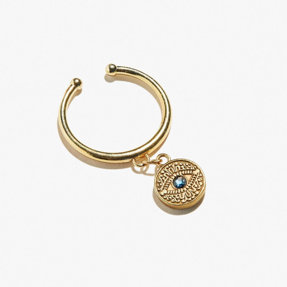 Evil Eye Charm Ring - Image 3