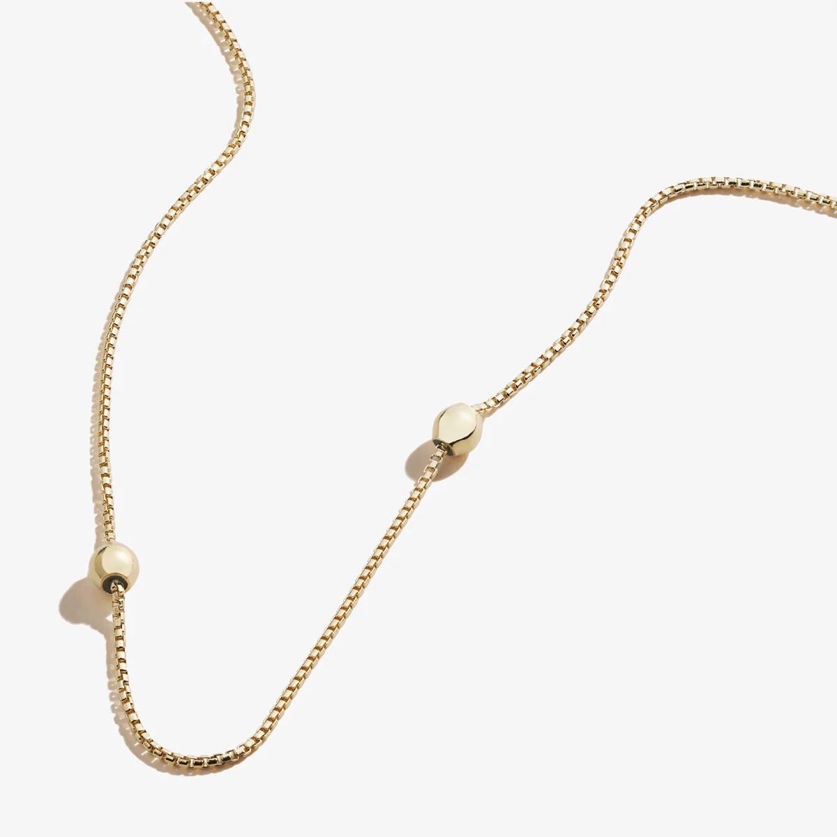 Adjustable Length Flat Chain Necklace - Image 3