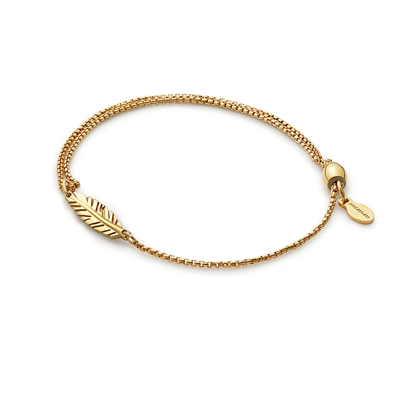 Feather Pull Chain Bracelet - Image 2