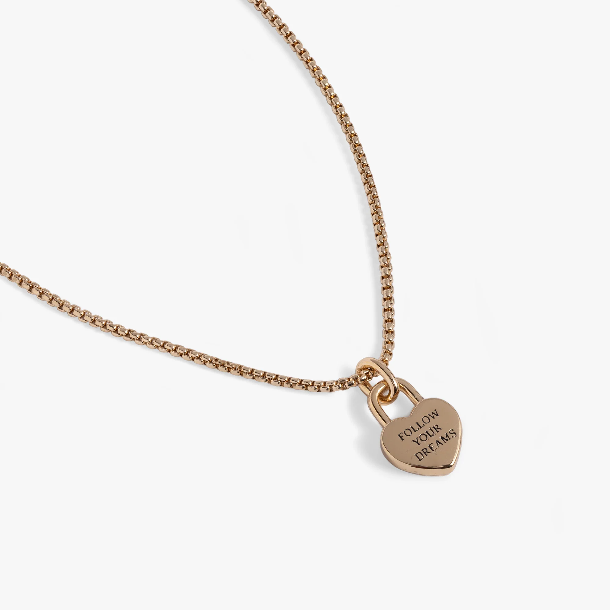 Heart Lock 'Follow Your Dreams' Necklace - Image 6