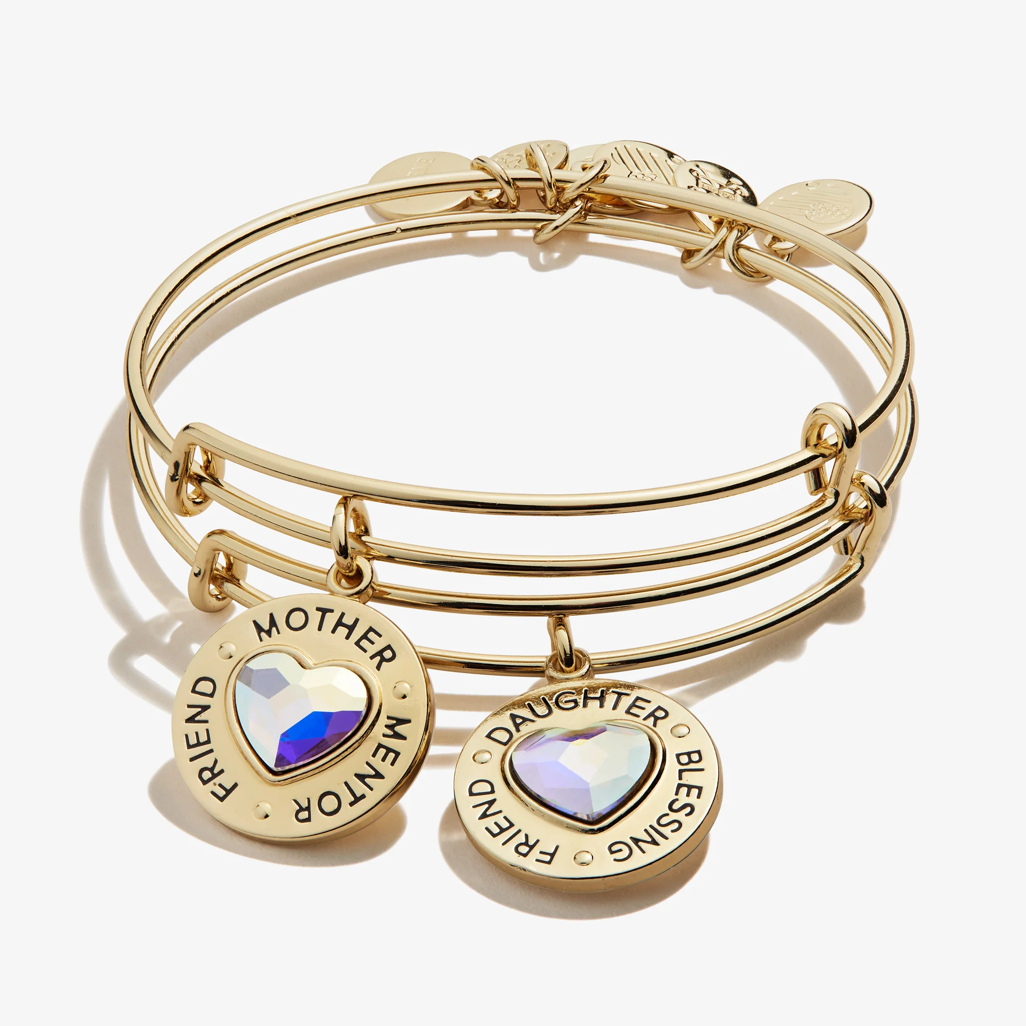Mother Daughter Charm Bangles, Set of 2 - Image 4