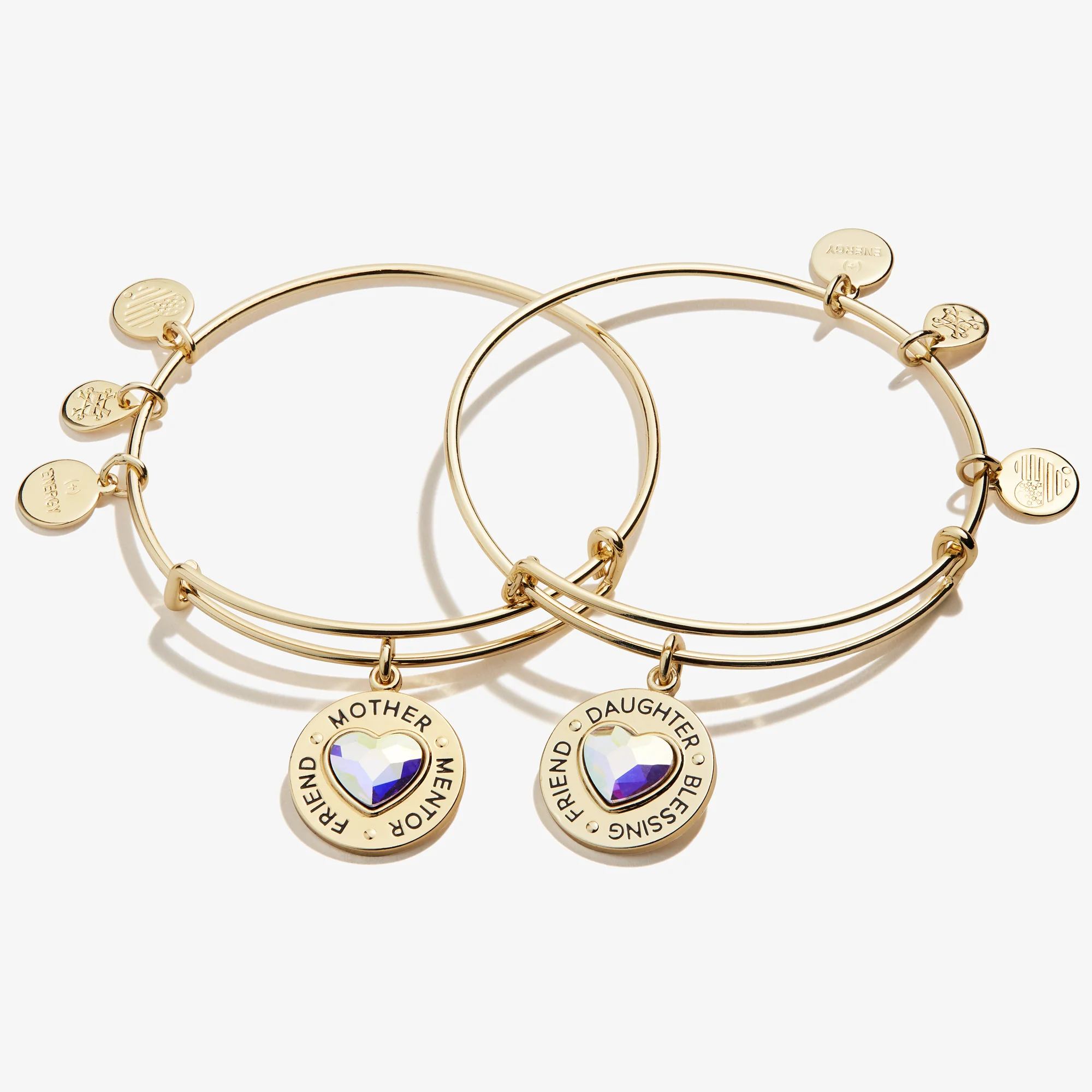 Mother Daughter Charm Bangles, Set of 2 - Image 6