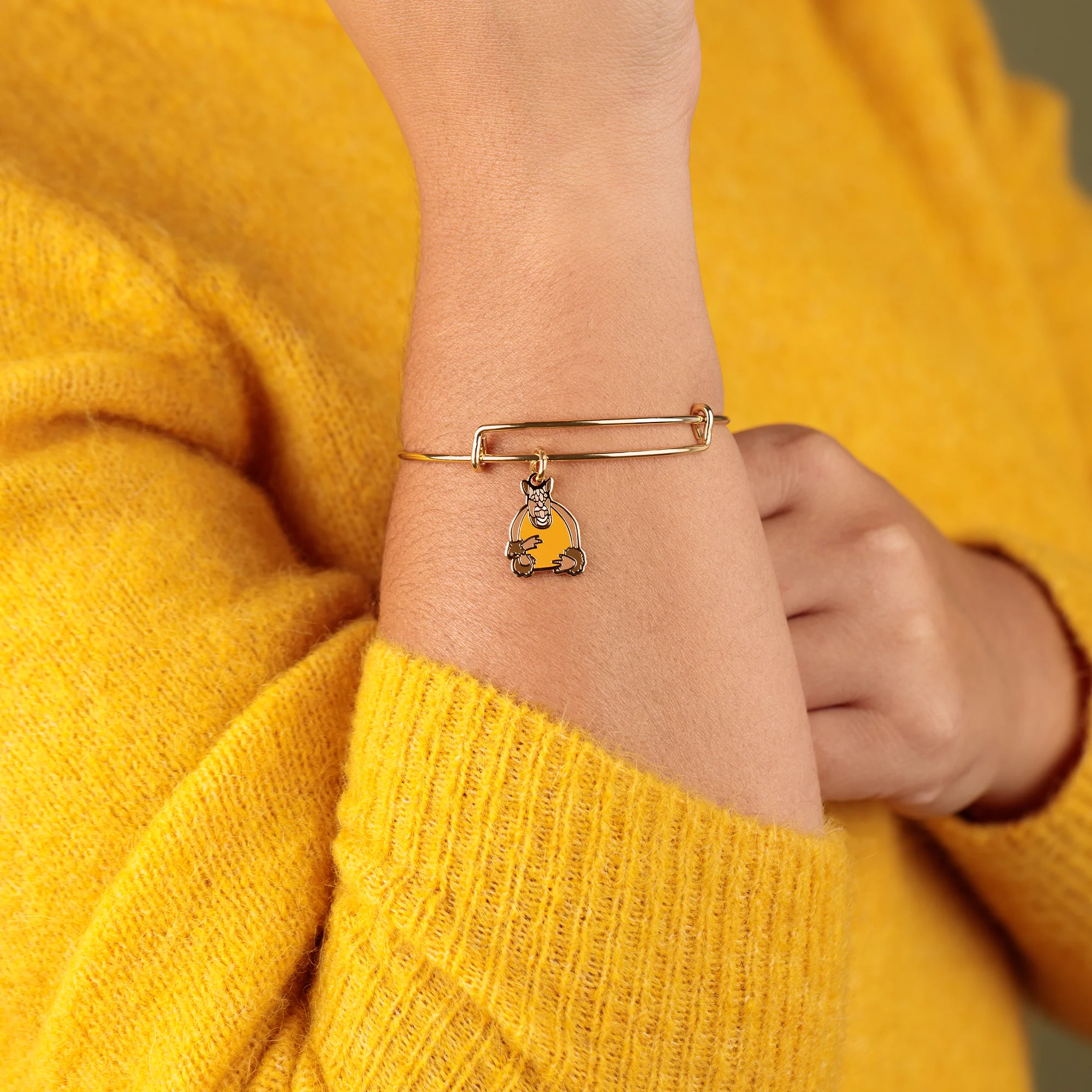 FRIENDS™ Holiday Armadillo Charm Bangle - Image 3