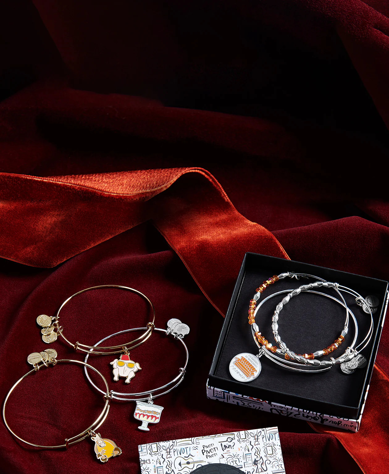 FRIENDS™ Holiday Armadillo Charm Bangle - Image 5