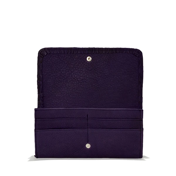 Gabriel Leather Continental Wallet, Amethyst - Image 2