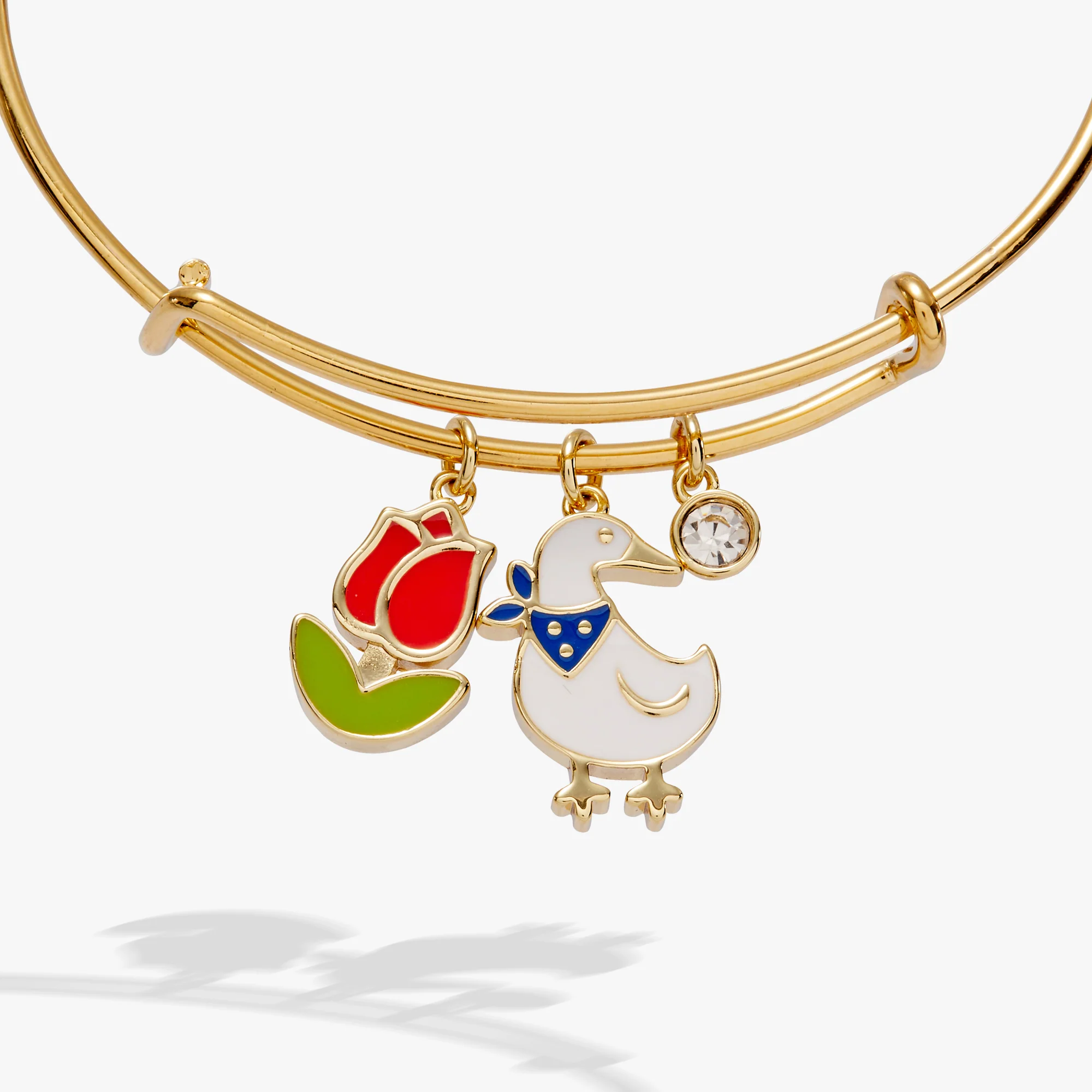 Garden Party Multi Charm Bangle - Image 3