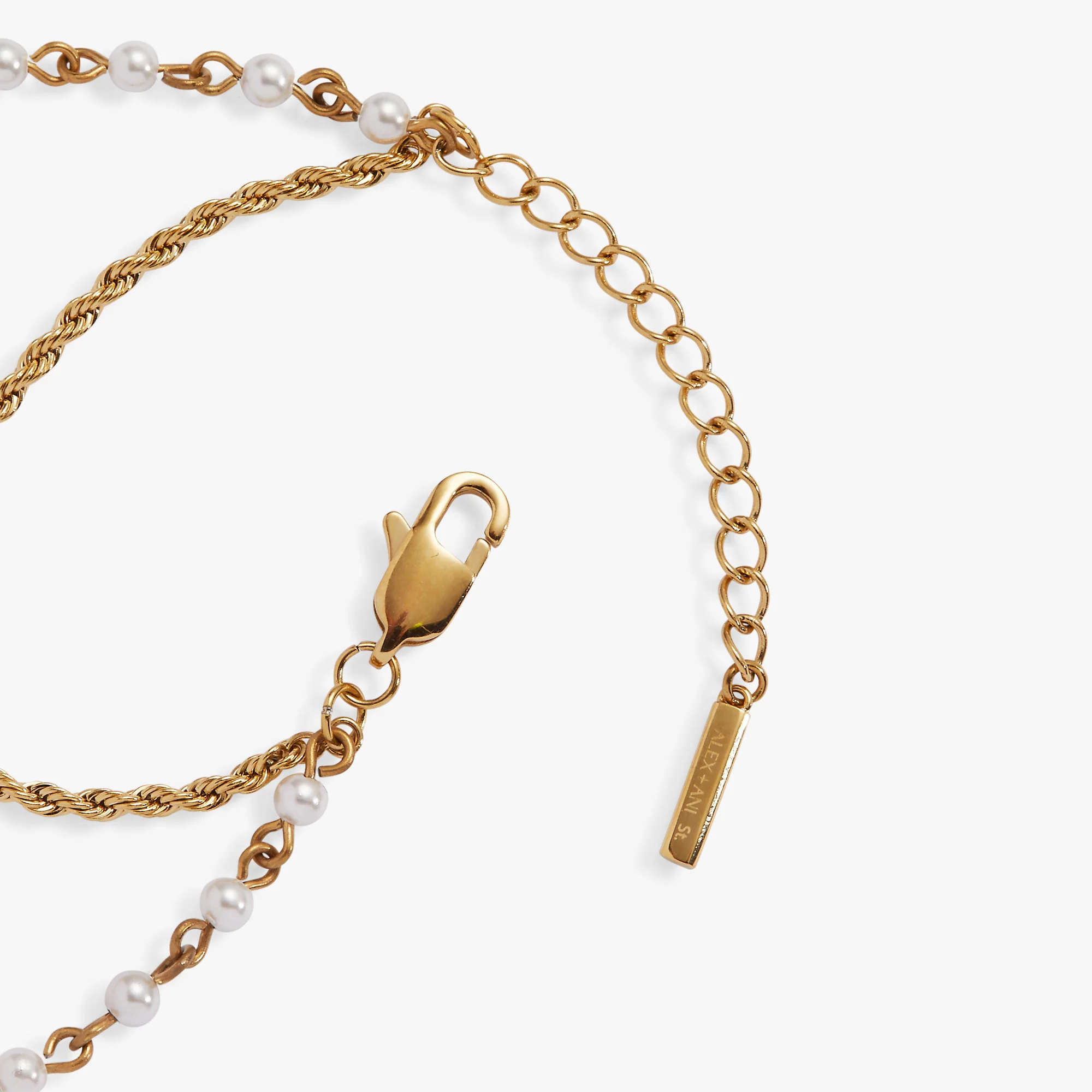 Mother of Pearl Double Strand Bracelet - Image 3