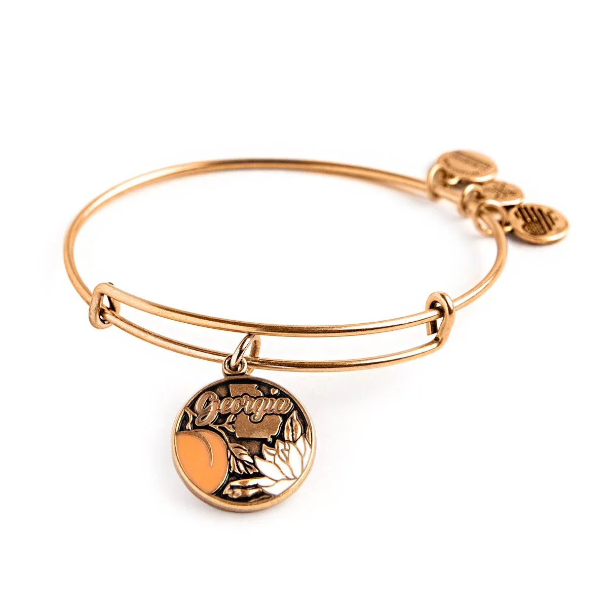 Georgia Peach Charm Bangle - Image 2