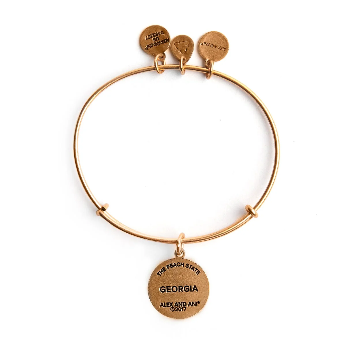 Georgia Peach Charm Bangle - Image 3