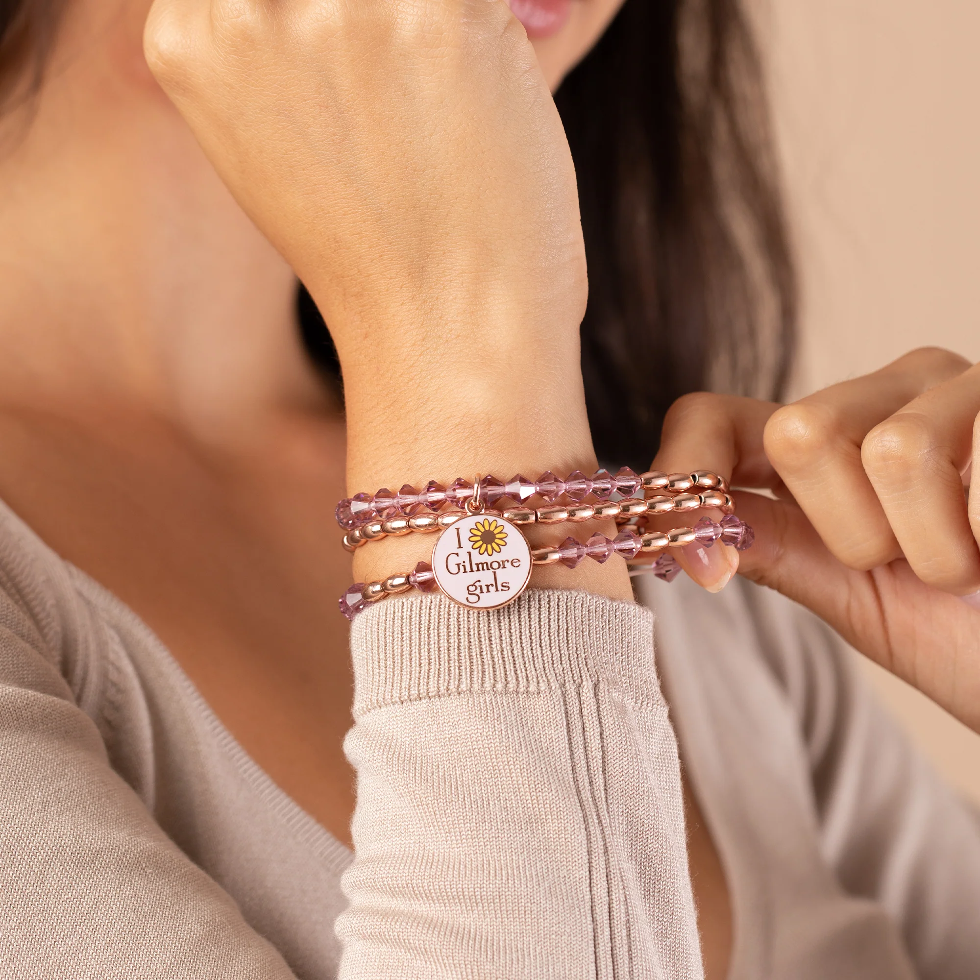 Gilmore Girls Beaded Stretch Bracelets, Set of 3 - Image 4
