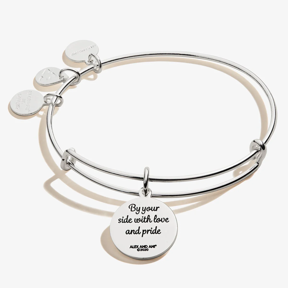 Granddaughter, 'By Your Side' Charm Bangle - Image 3