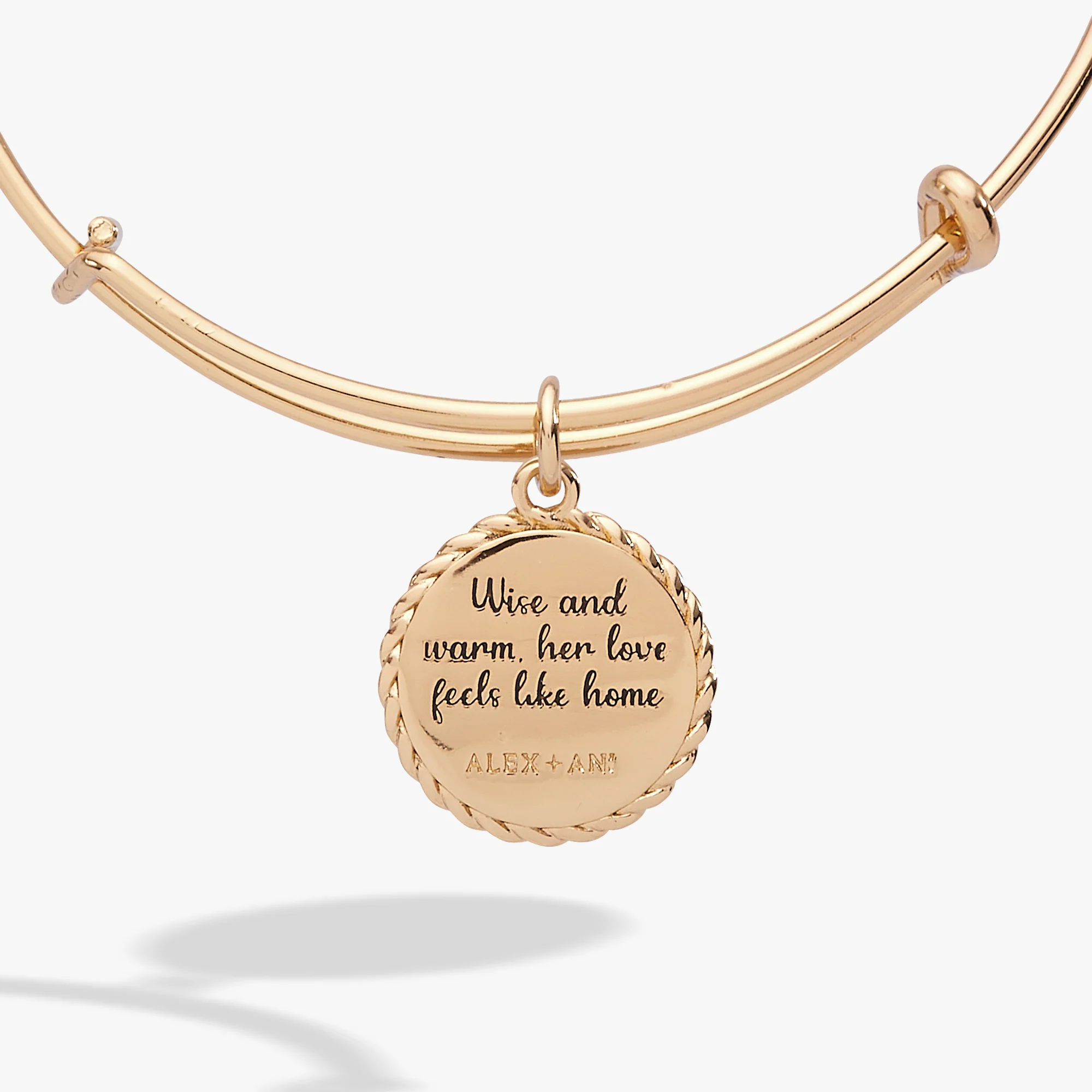Grandma 'Wise And Warm, Her Love Feels Like Home' Charm Bangle - Image 2
