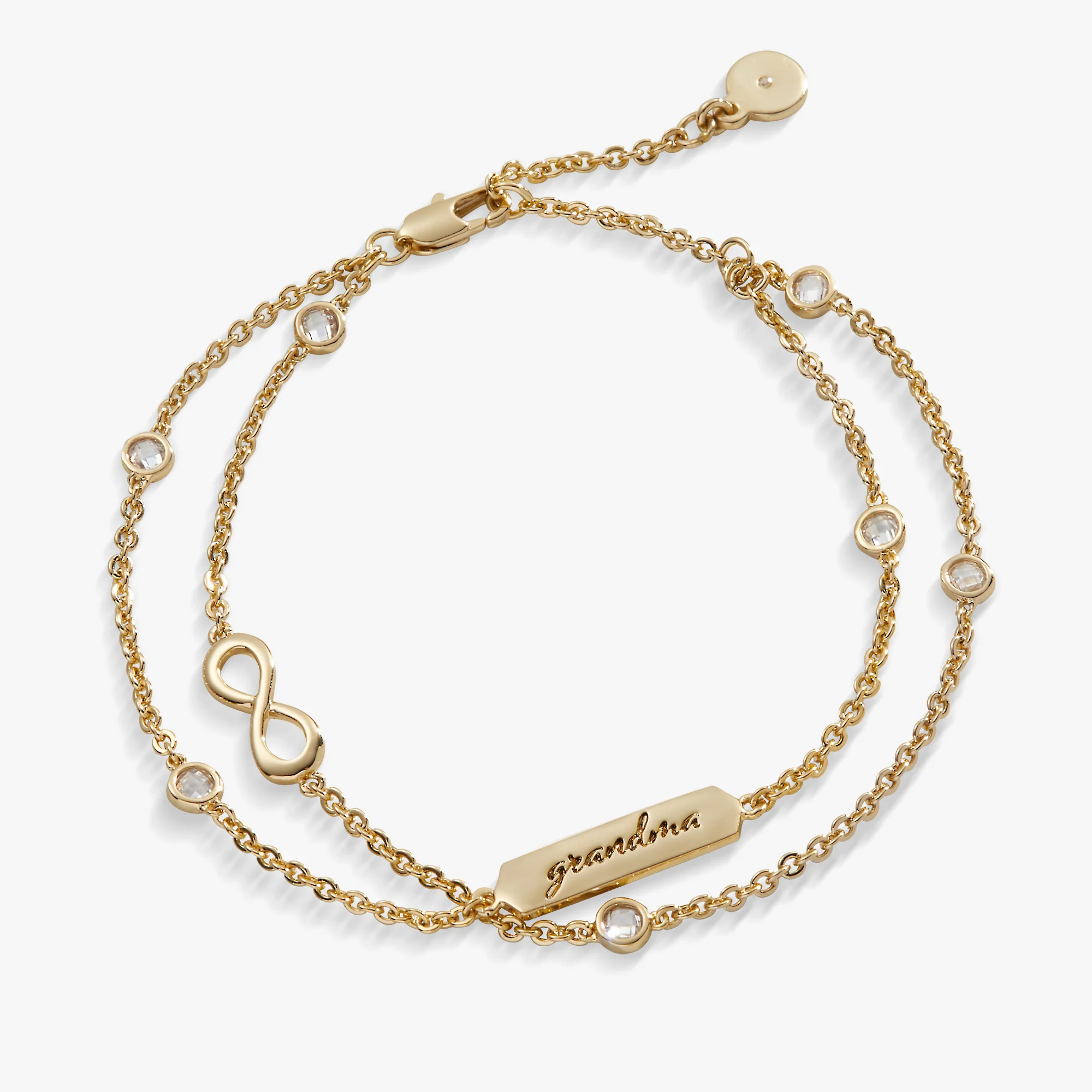 Grandma Infinity Chain Double Strand Bracelet - Image 4
