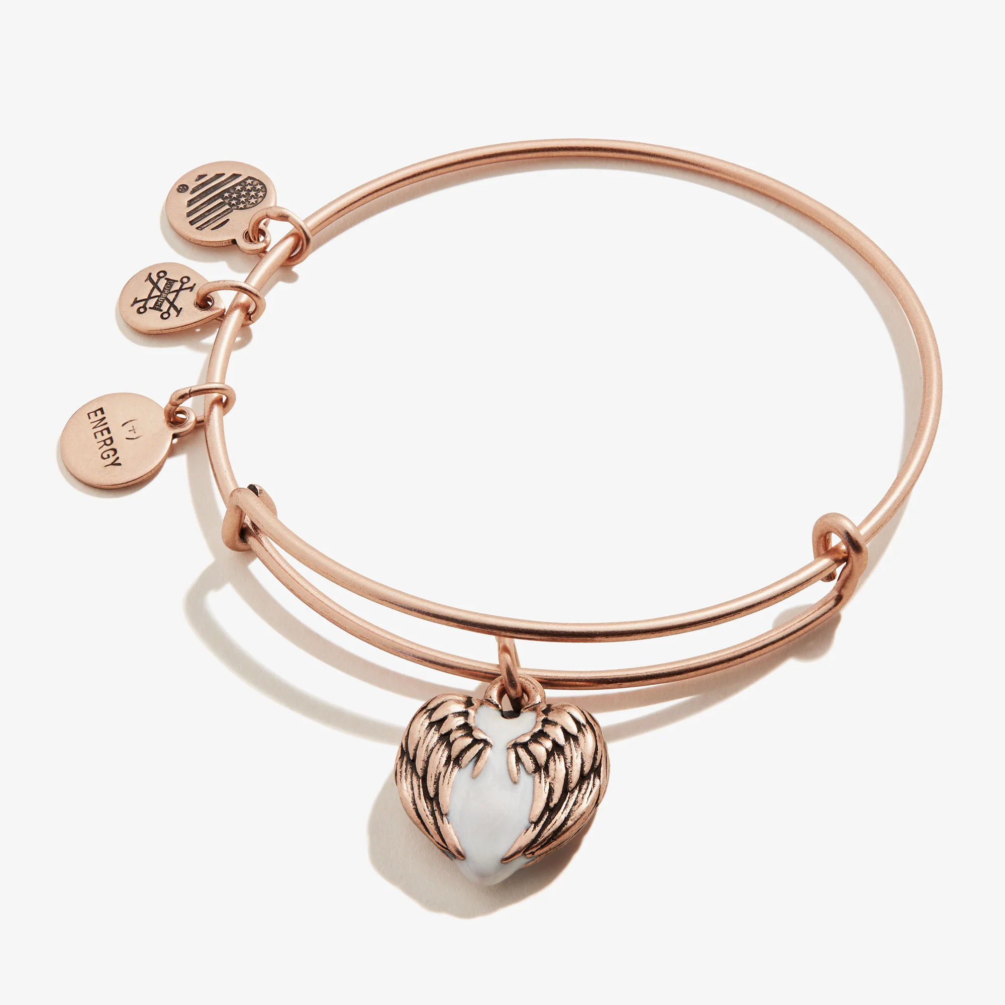 Guardian of Your Heart Pearl Charm Bangle - Image 3