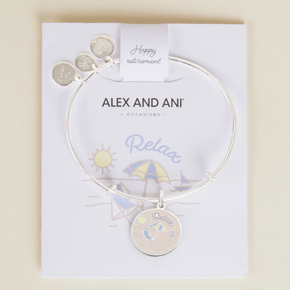 'Happy Retirement' Charm Bangle - Image 5
