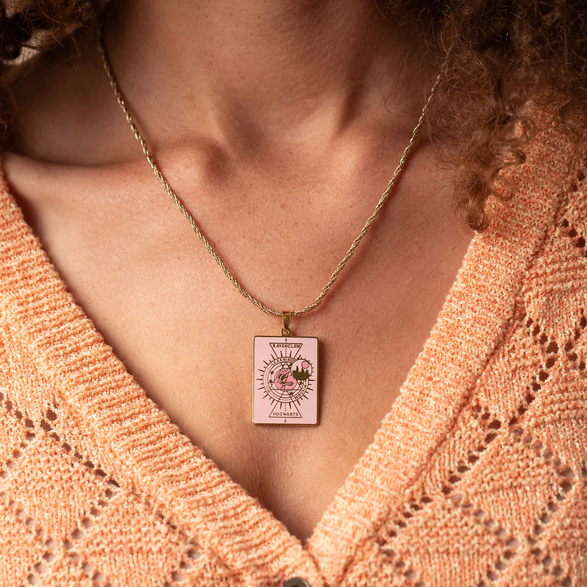 Harry Potter™ Hogwarts™ + Ravenclaw Charm Necklace - Image 4