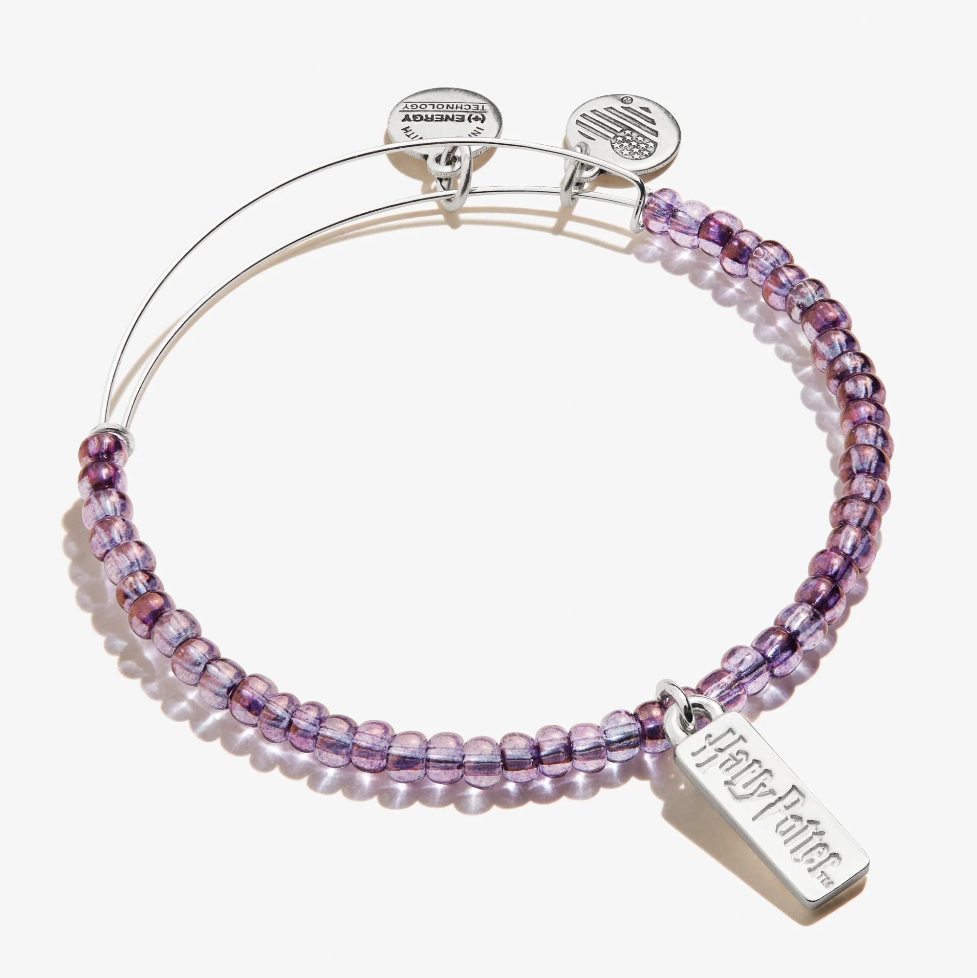 Harry Potter™ Illumination Beaded Charm Bangle, Purple