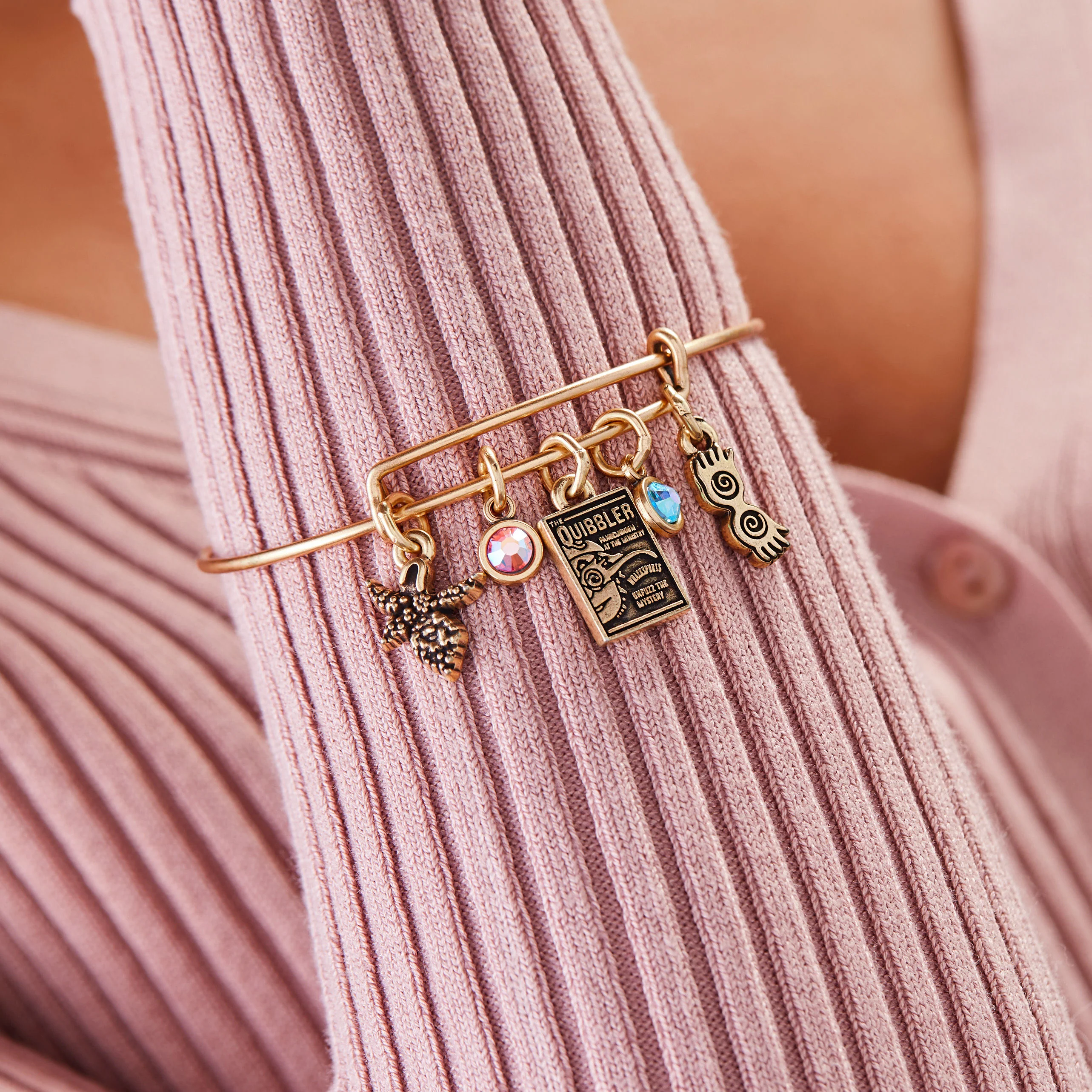 Harry Potter™ Luna Lovegood Multi-Charm Bangle - Image 2