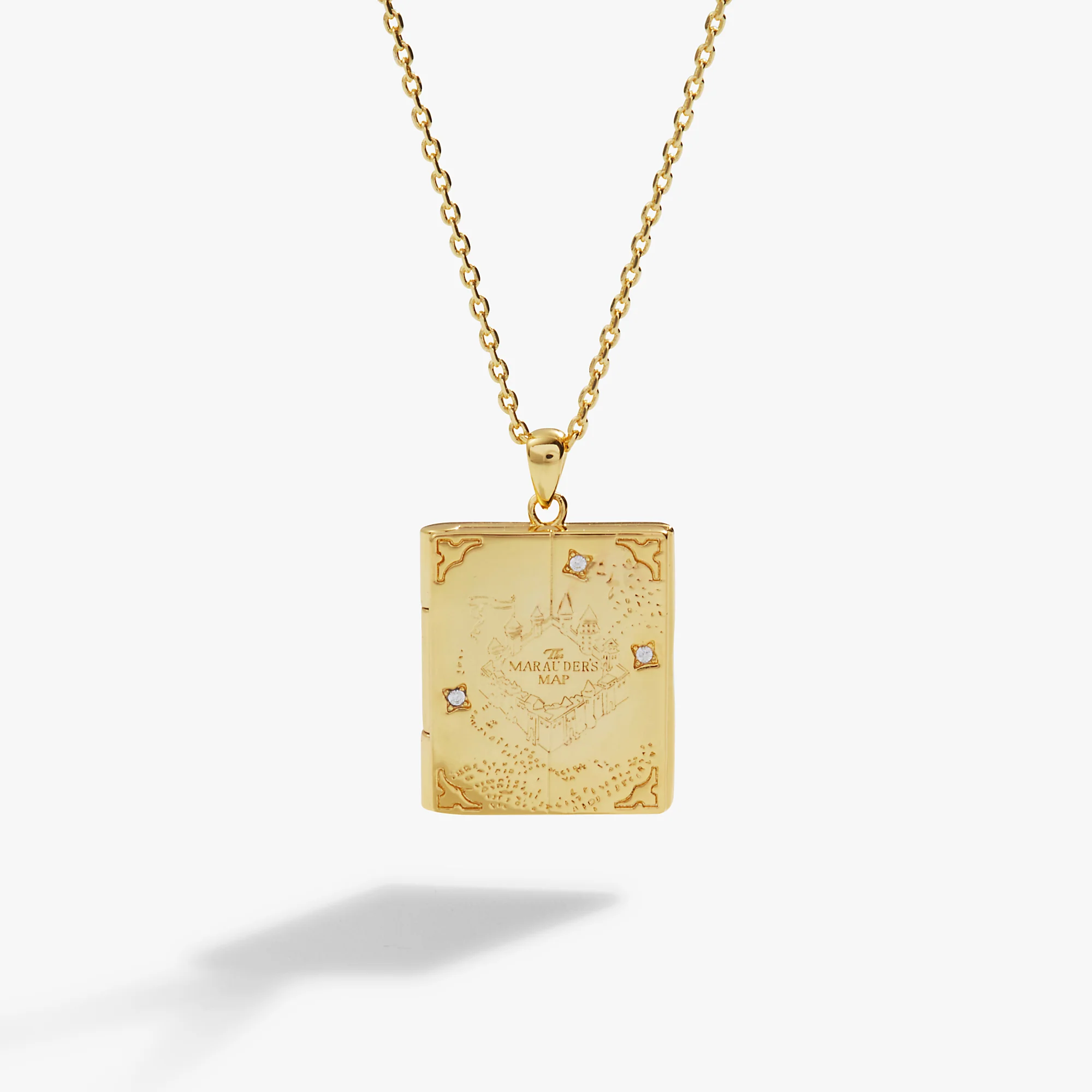 Harry Potter™ Mischief Managed Locket Necklace - Image 3