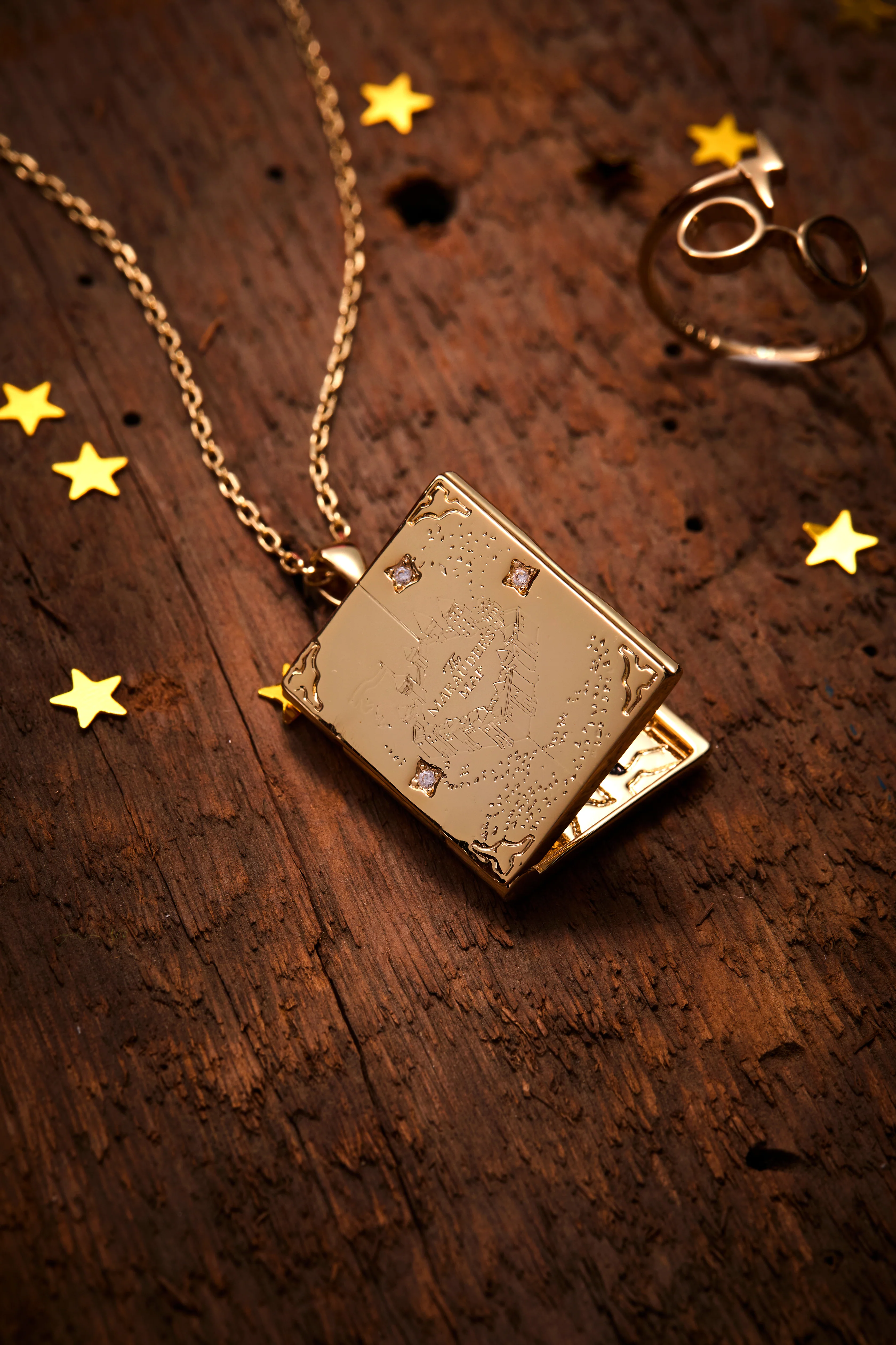 Harry Potter™ Mischief Managed Locket Necklace - Image 6