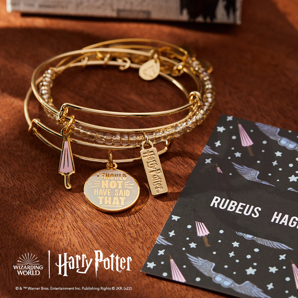 Harry Potter™ Rubeus Hagrid Bangle Bracelets, Set of 3 - Image 3