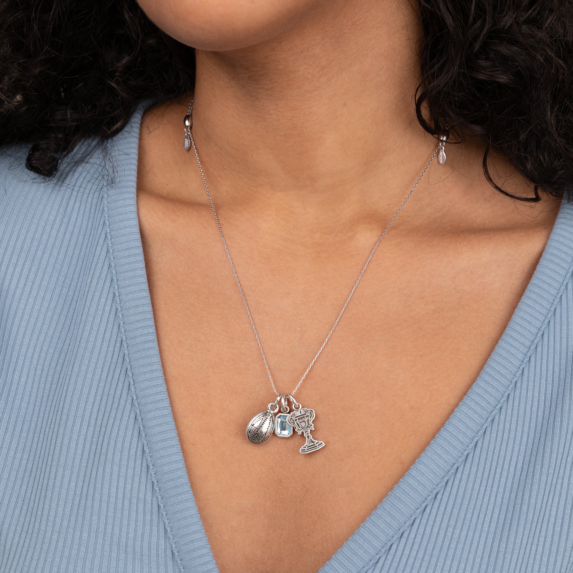 Harry Potter™ Triwizard Cup Trio Charm Necklace - Image 2