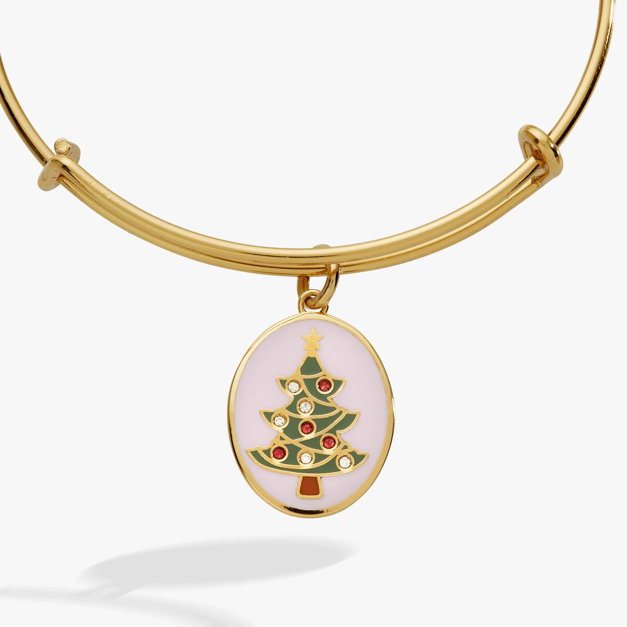 'Have A Tree-mendous Christmas' Charm Bangle - Image 2