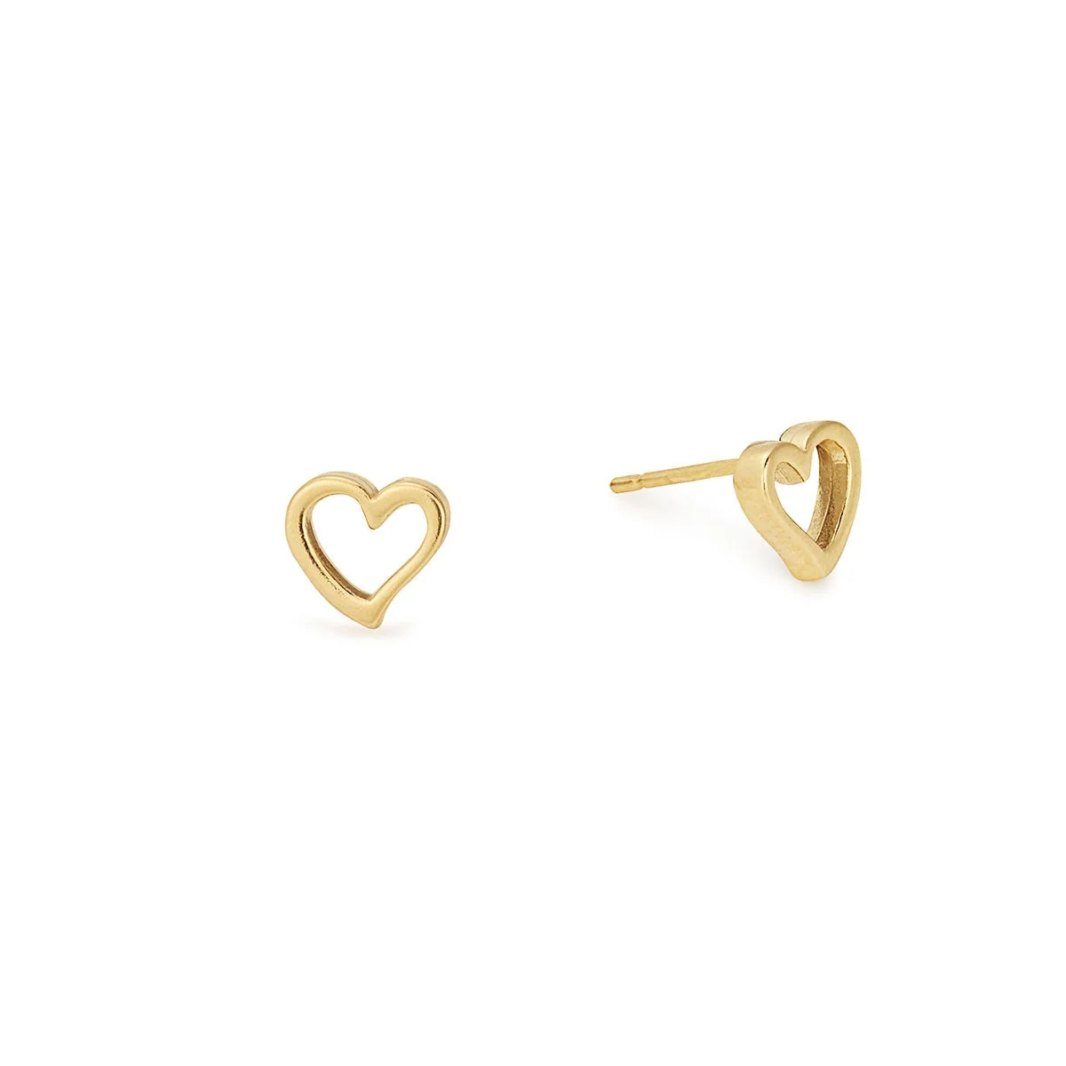 Heart Stud Earrings - Image 3