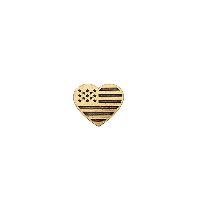 Heart Flag Pin - Image 3