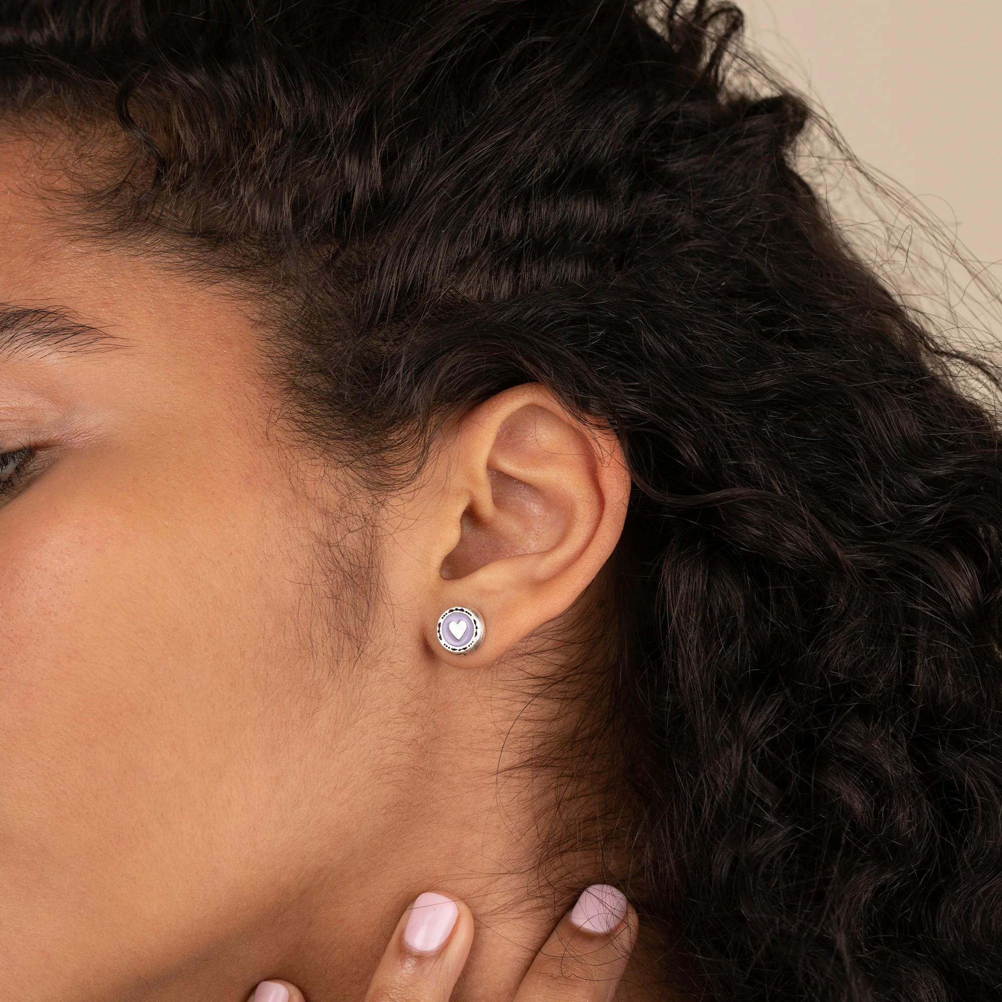 Heart + Gratitude Stud Earrings - Image 2