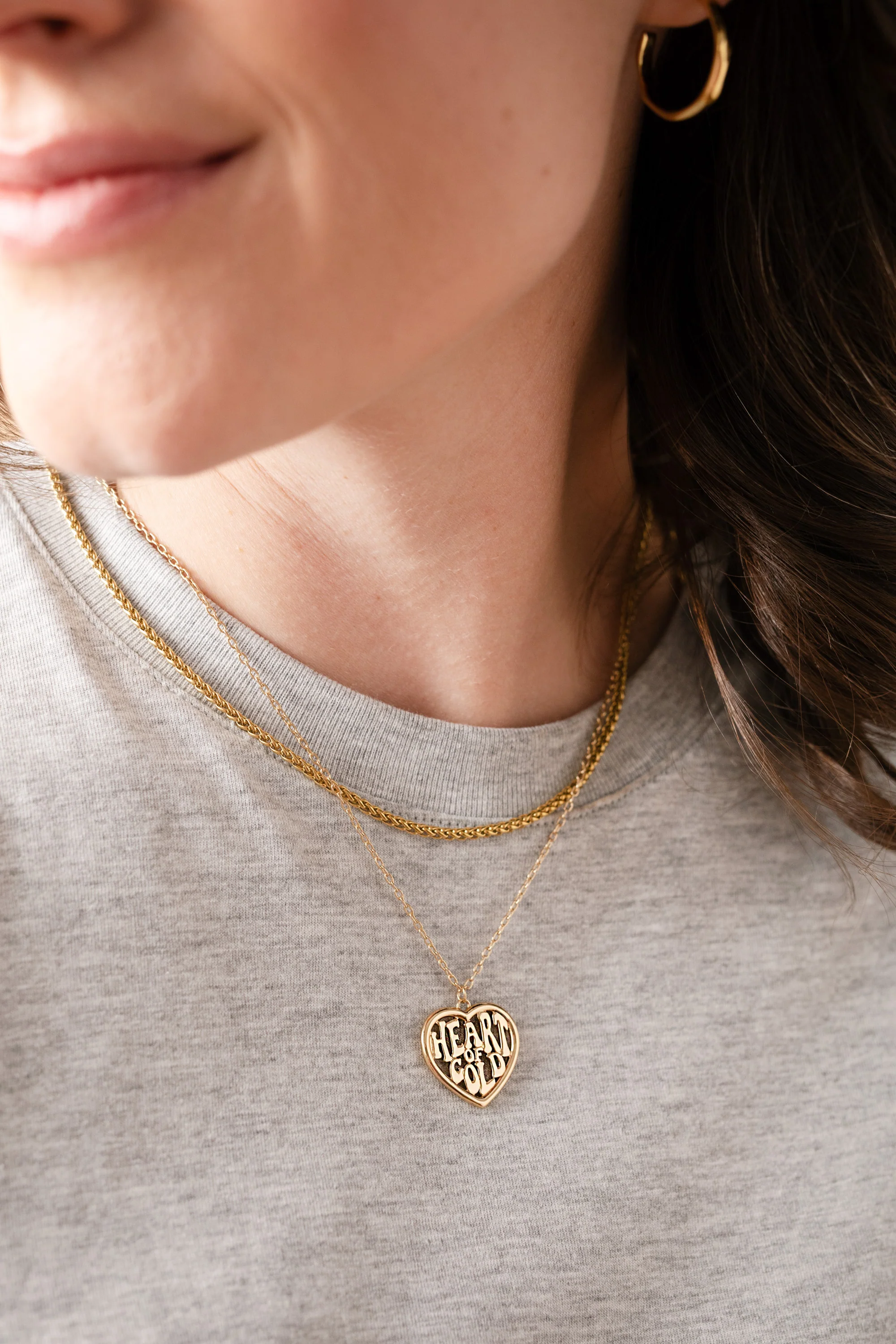 Heart of Gold Pendant Necklace - Image 2