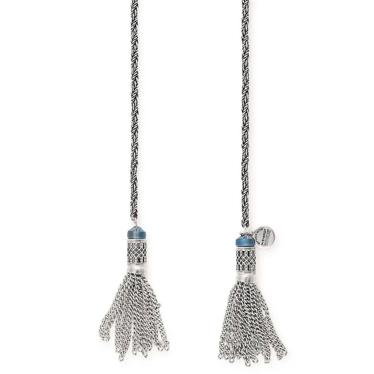 Twisted Rope Tassel Wrap Necklace - Image 3