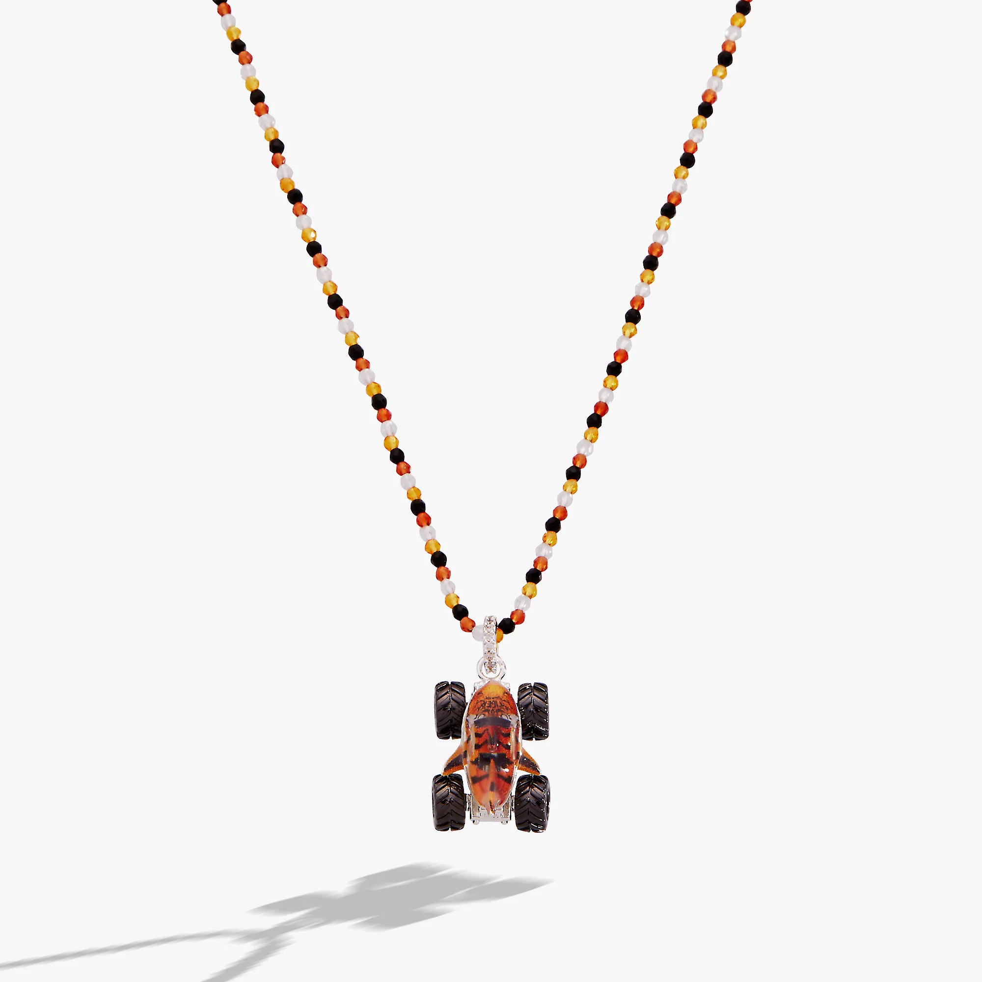 Hot Wheels⢠Monster Truck Tiger Shark Pendant Necklace