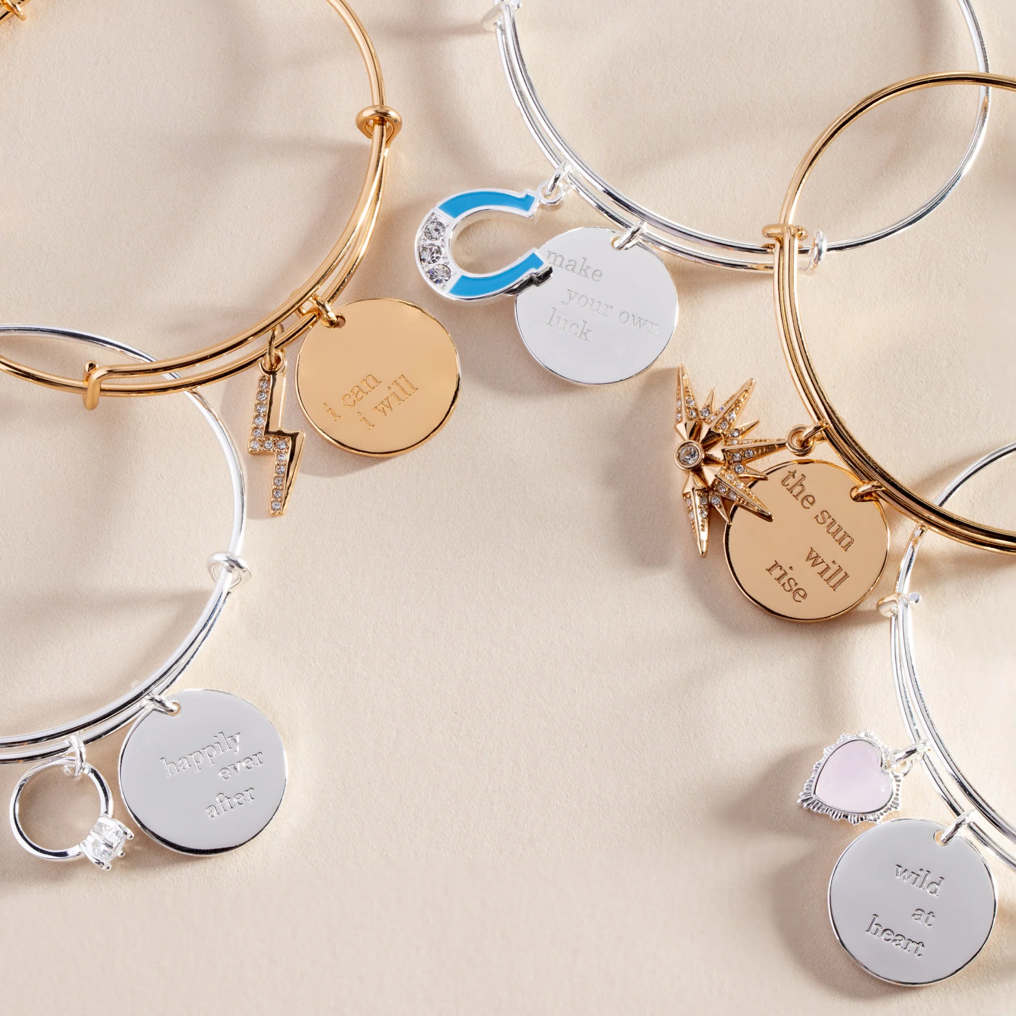“I Can, I Will” Duo Charm Bangle - Image 4