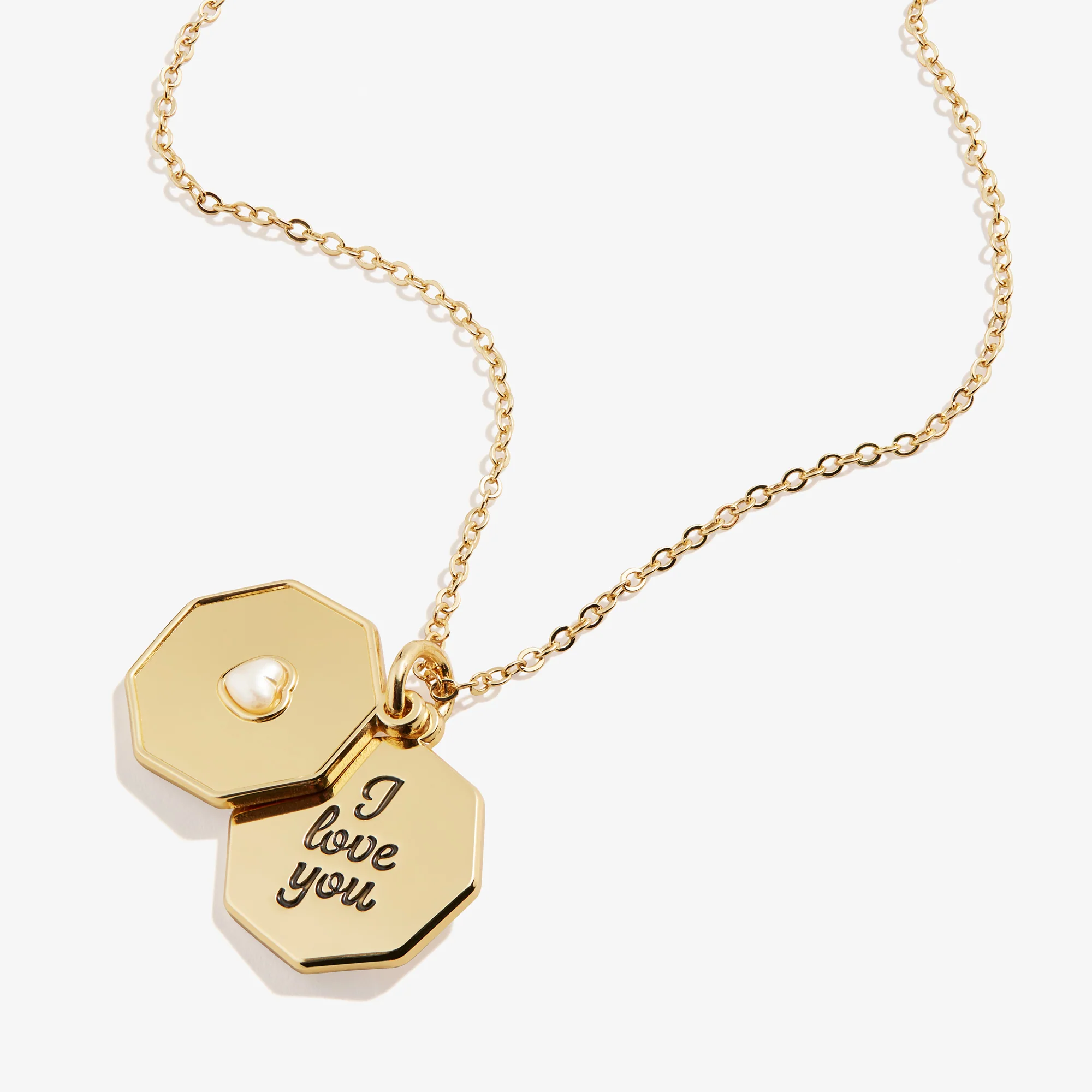 'I Love You' Slider Charm Necklace, Adjustable - Image 3